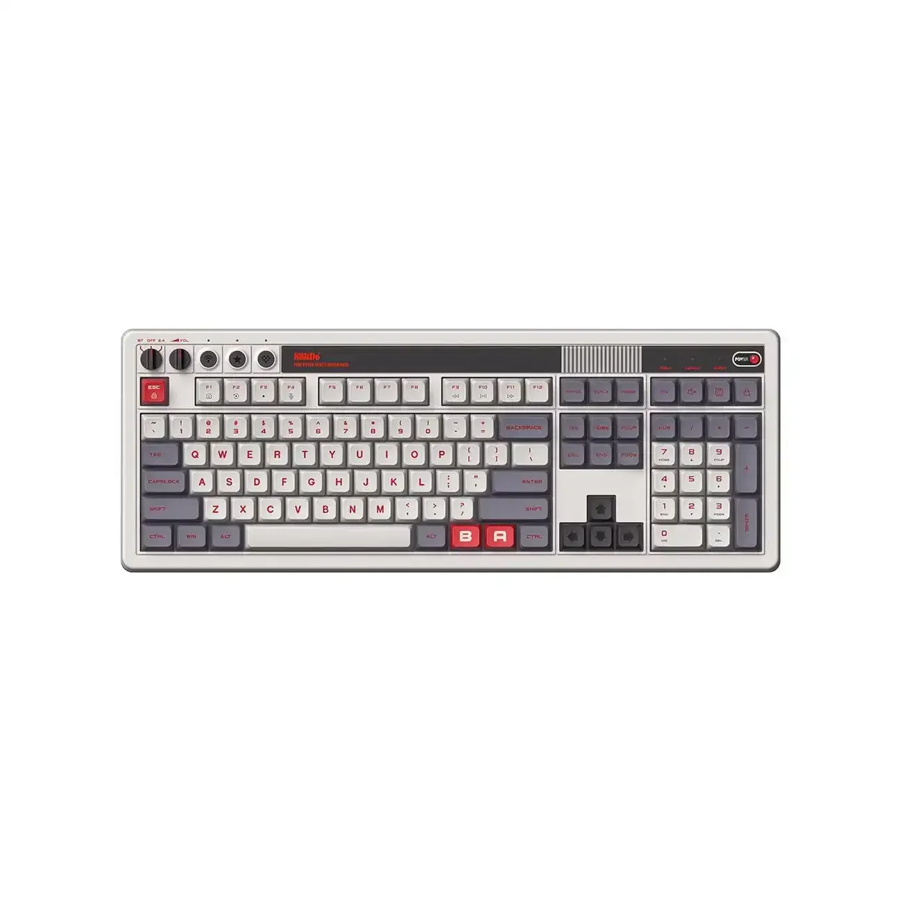 8BitDo - Retro 108 Mechanical Keyboard - Mechaniczna Klawiatura 100% Bezprzewodowa Retro - Image 2