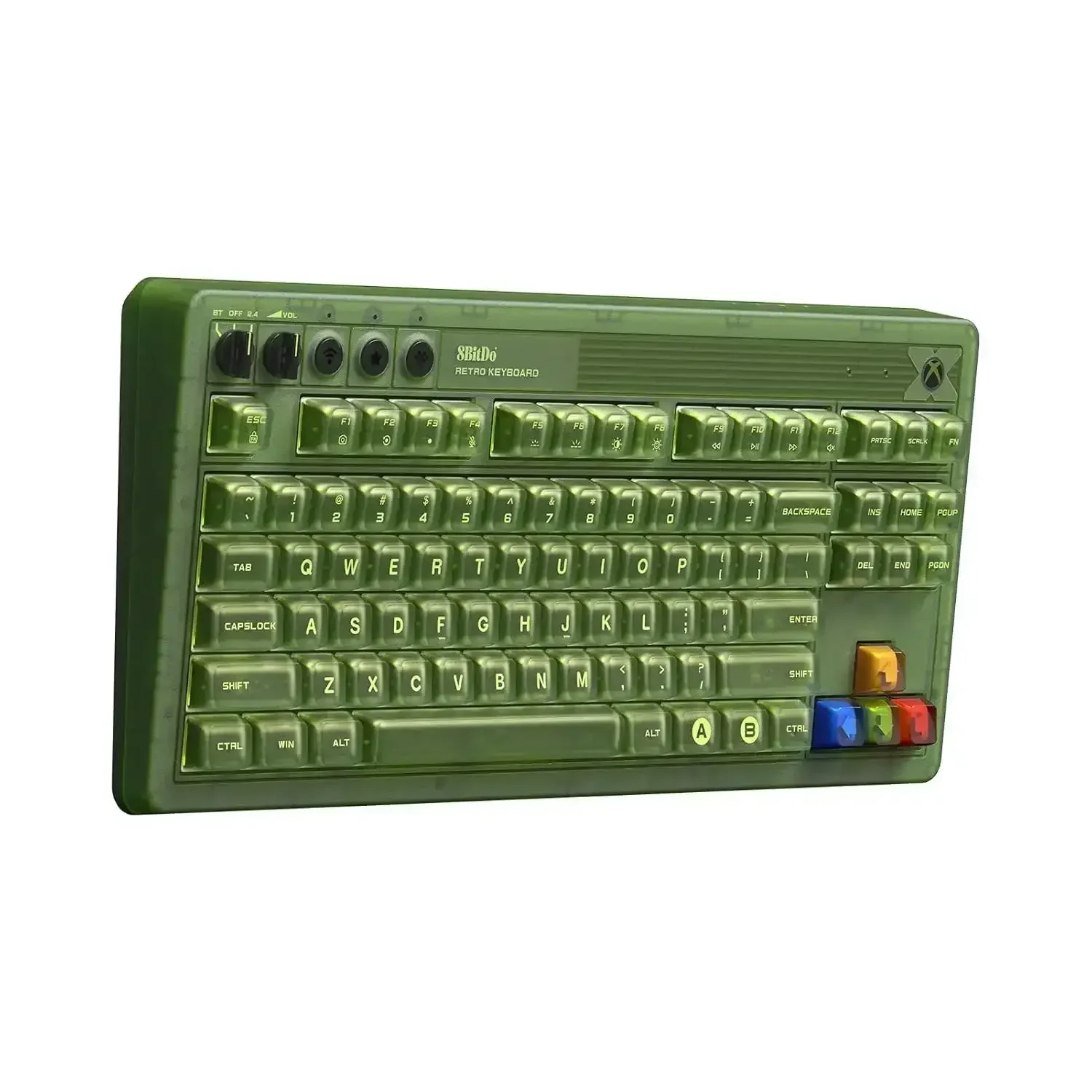 8BitDo - Retro 87 Mechanical Keyboard Xbox Edition - Bezprzewodowa Klawiatura Mechaniczna Retro - Image 2