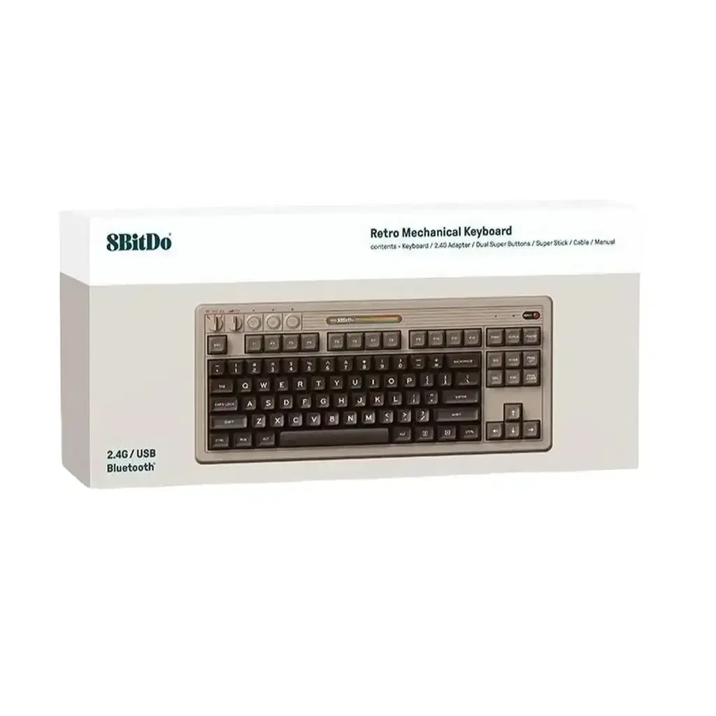 8BitDo - Retro Mechanical Keyboard 87 Keys - Klawiatura Mechaniczna 80% Bezprzewodowa Retro - Image 15