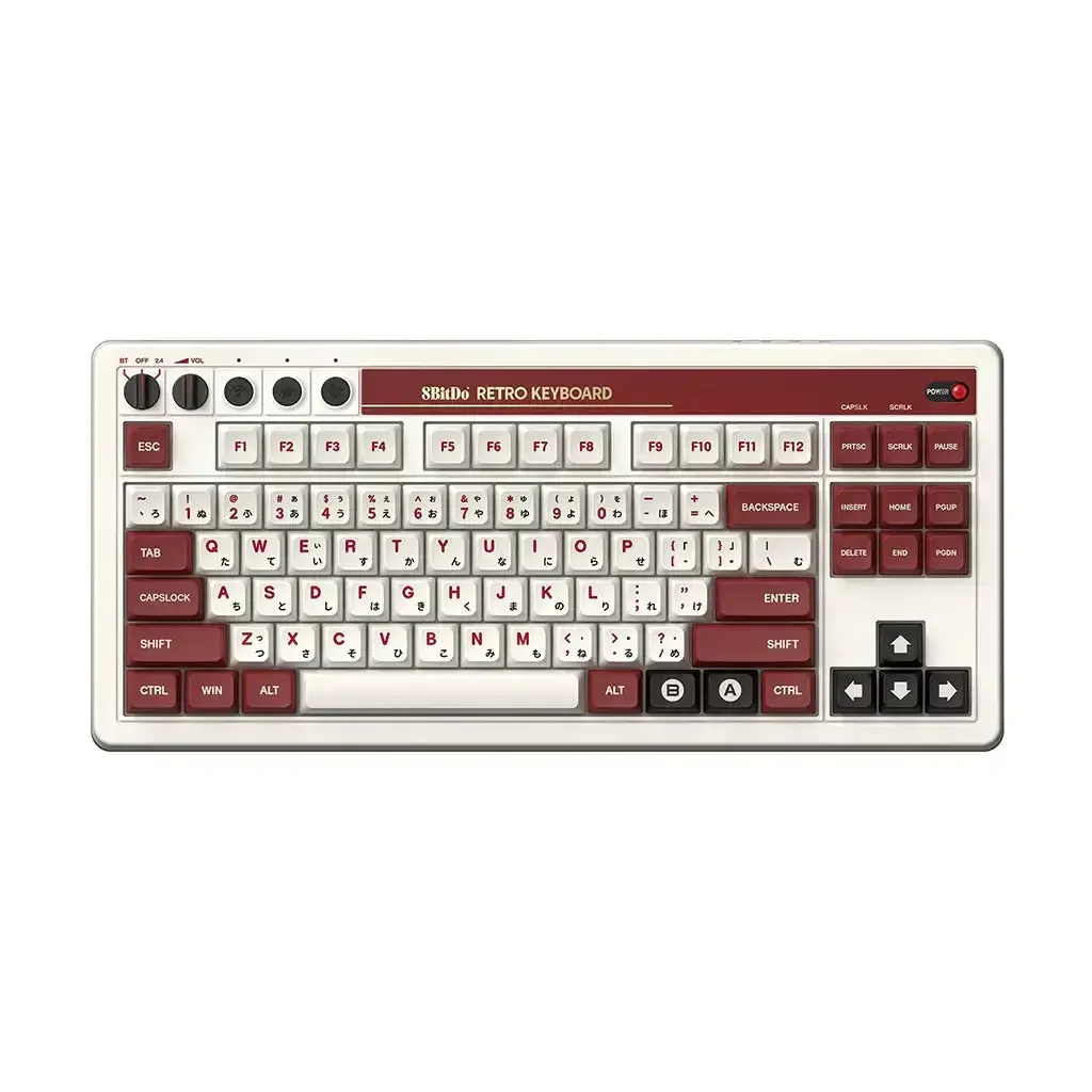 8BitDo - Retro Mechanical Keyboard 87 Keys - Klawiatura Mechaniczna 80% Bezprzewodowa Retro - Image 6