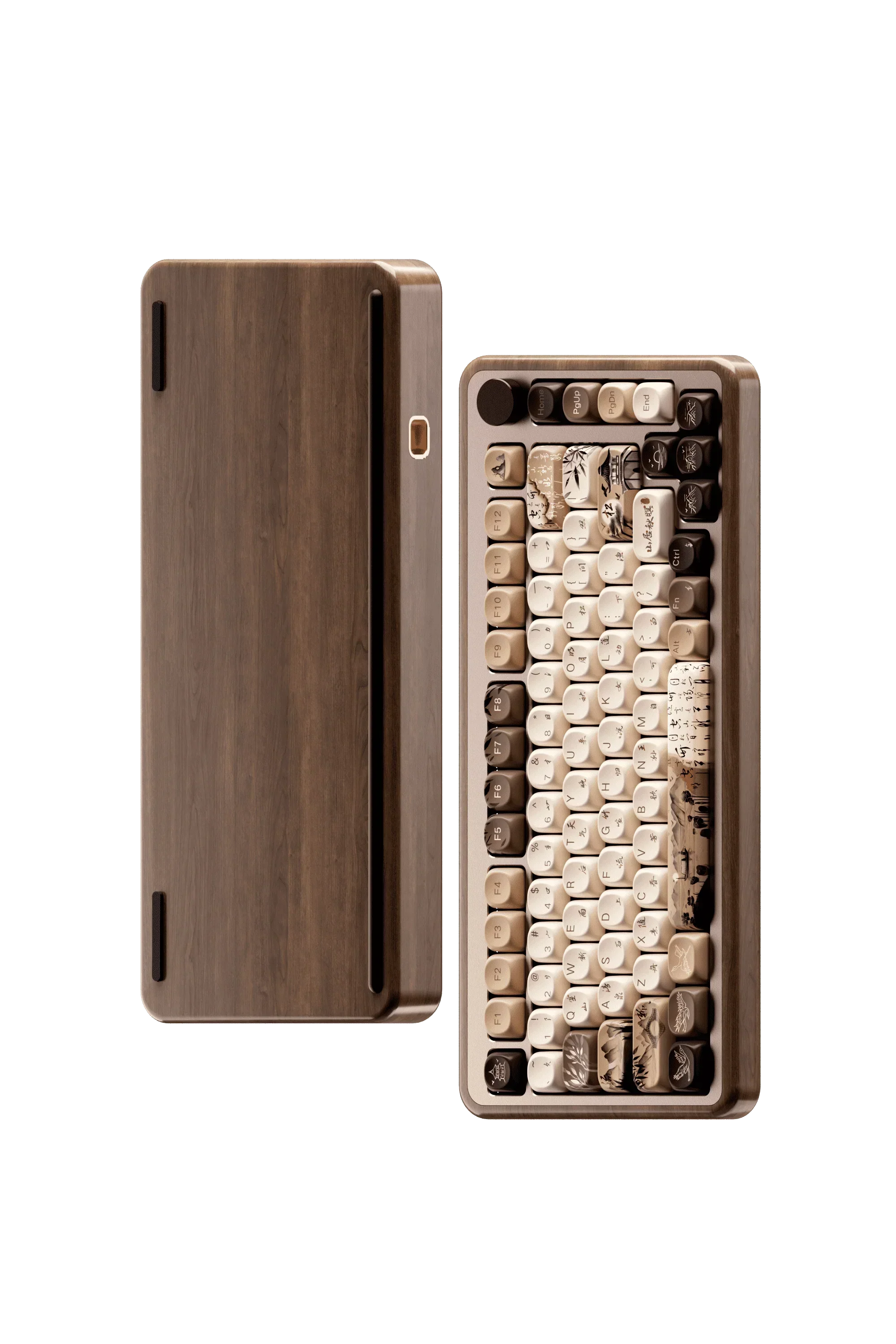 Akko - MU02 Mountain Seclusion Wooden Mechanical Keyboard - Drewniana Klawiatura Mechaniczna - Image 5