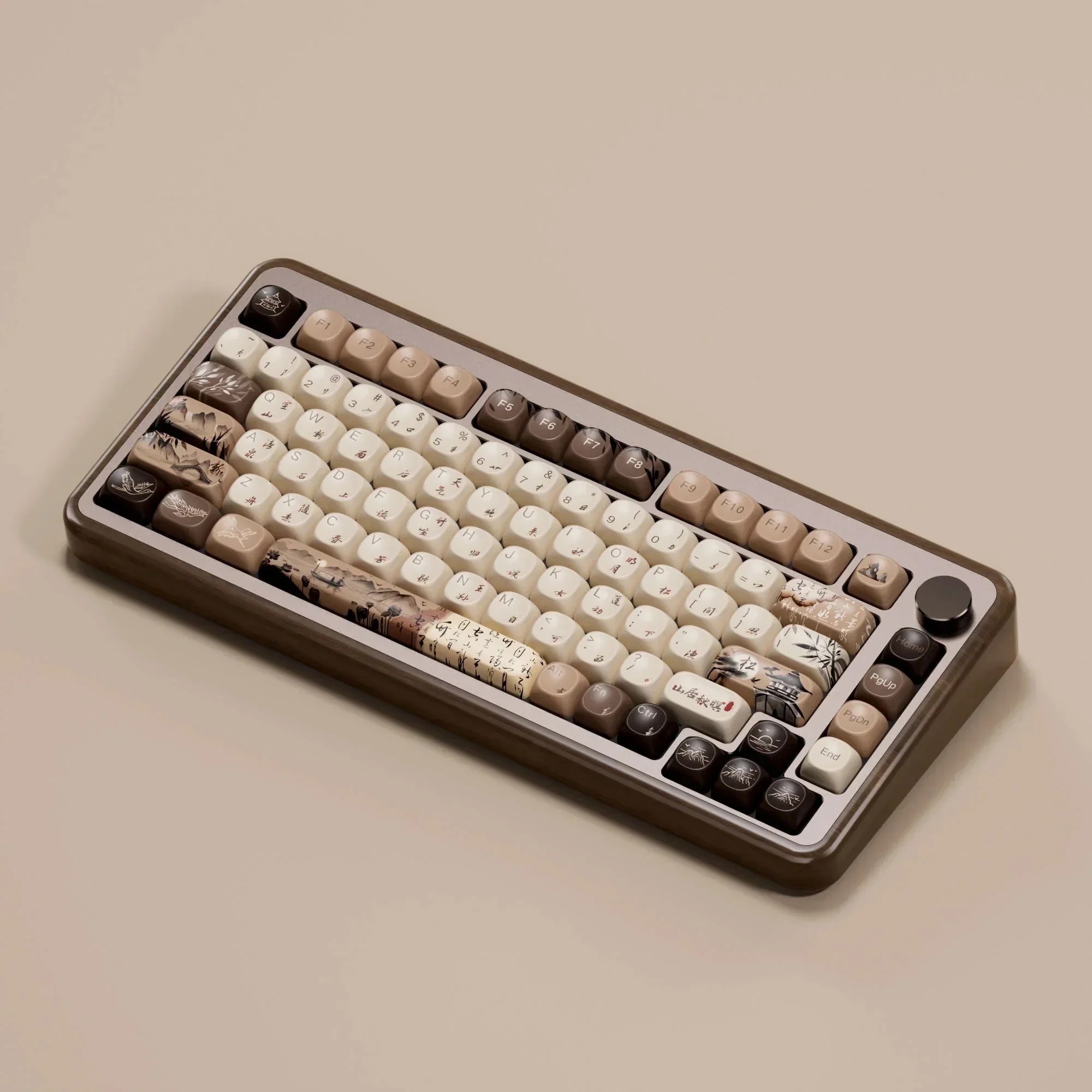 Akko - MU02 Mountain Seclusion Wooden Mechanical Keyboard - Drewniana Klawiatura Mechaniczna - Image 9