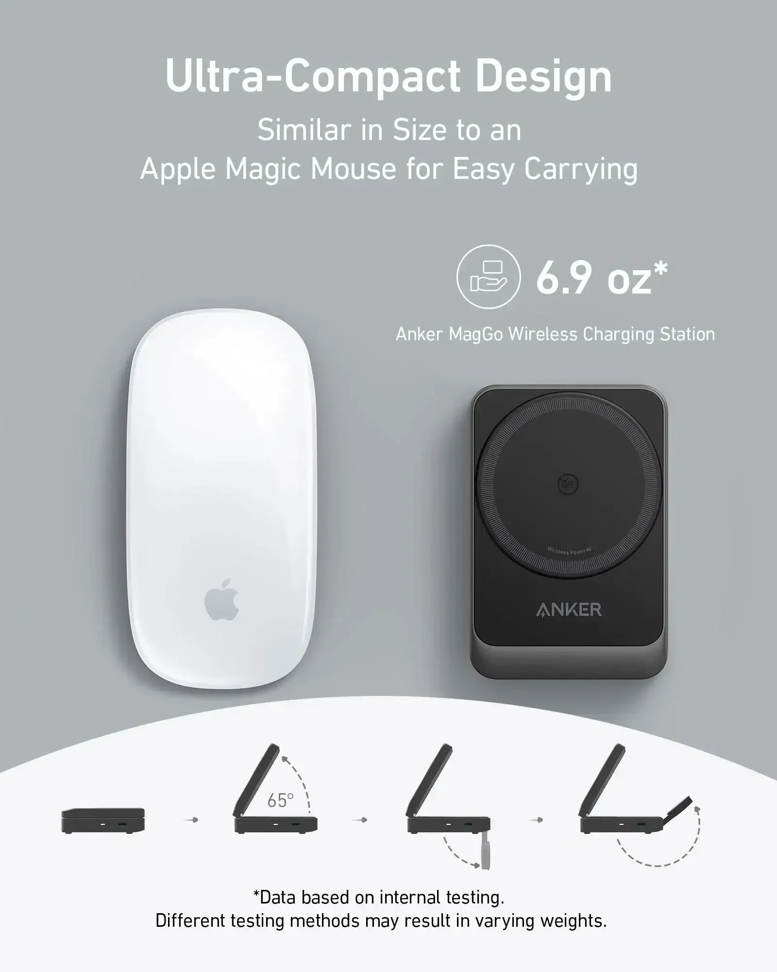 Anker - MagGo Wireless Charging Station (Foldable 3-in-1) - Ładowarka Składana z MagSafe - Image 5