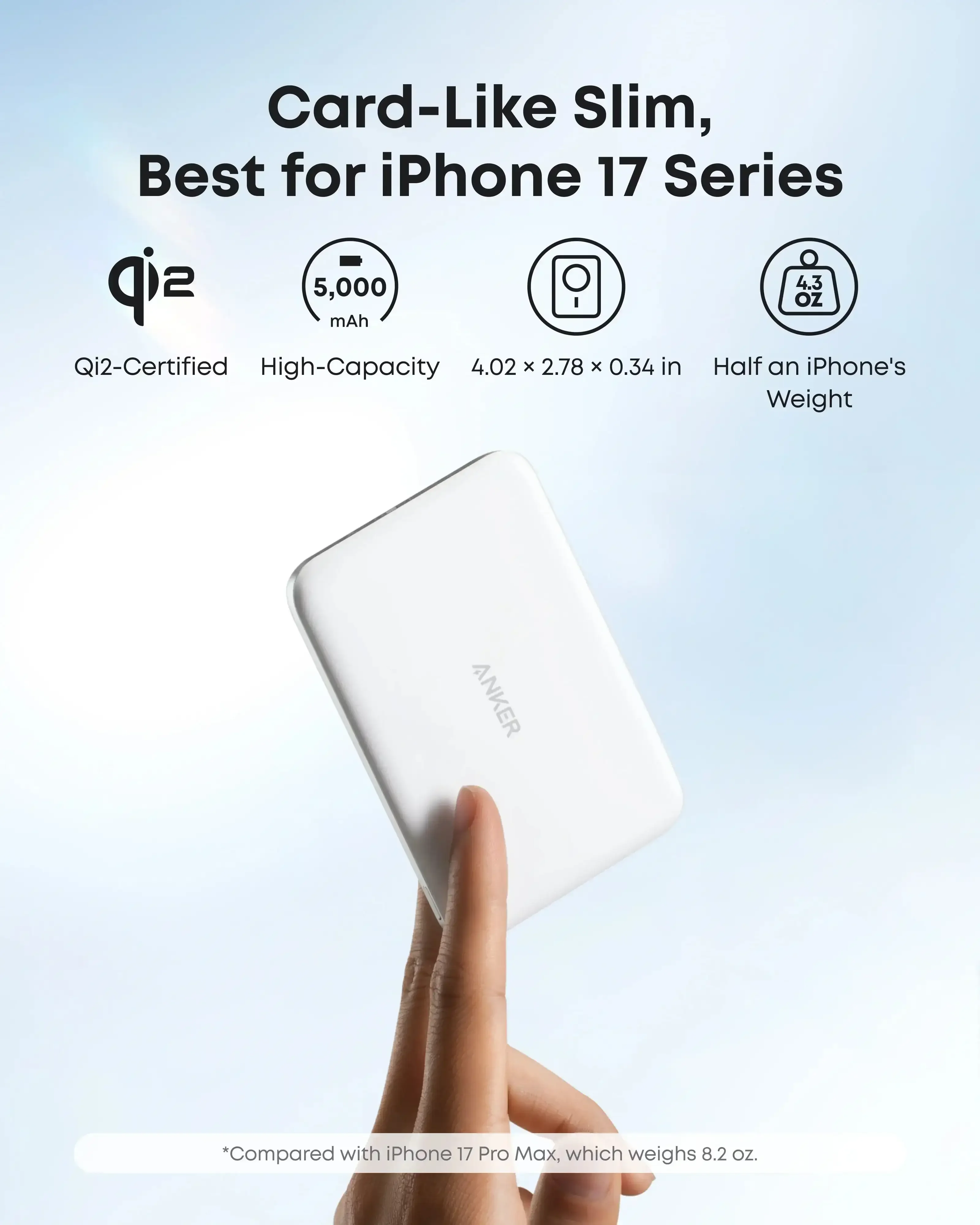 Anker - Nano Power Bank (5K, MagGo, Slim) - Powerbank 5000 mAh - Image 4