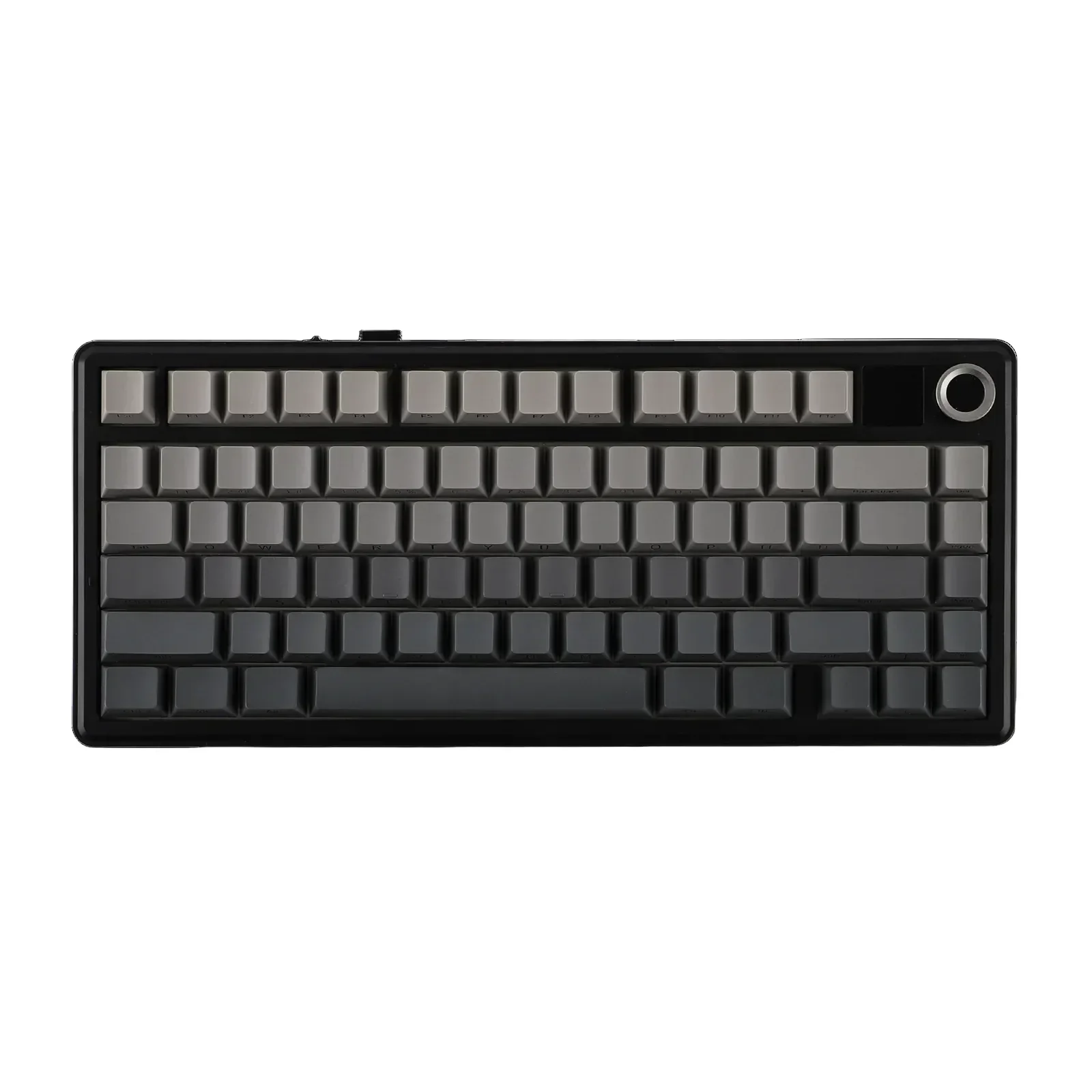 AULA - F75 MAX Mechanical Keyboard with TFT Screen - Klawiatura Mechaniczna - Gradient Grey Side-Engraved