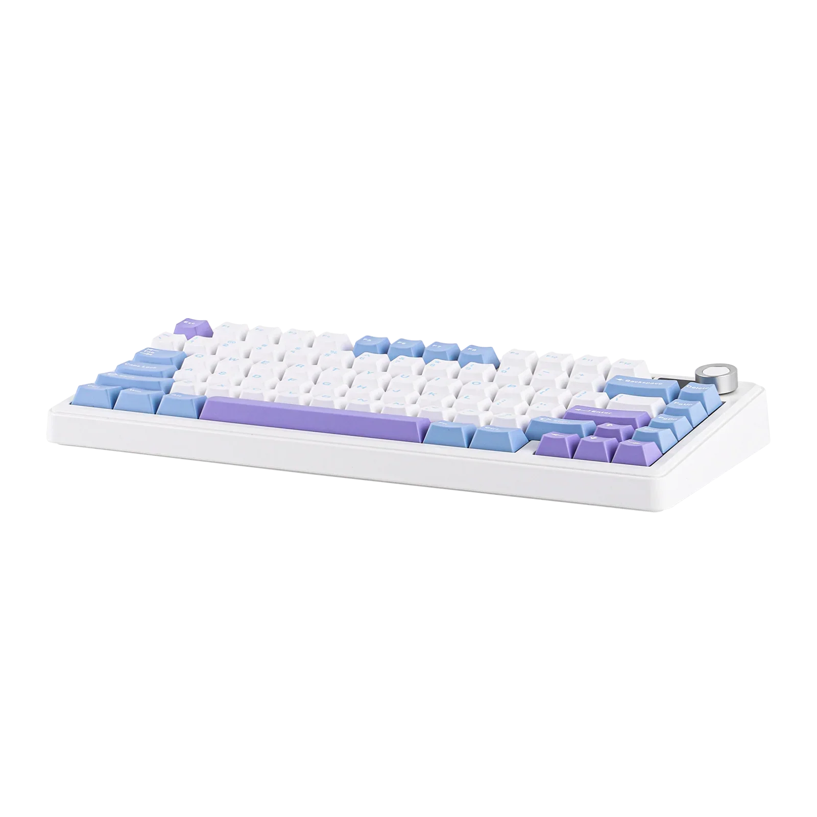AULA - F75 MAX Mechanical Keyboard with TFT Screen - Klawiatura Mechaniczna - White + Blue - Image 5