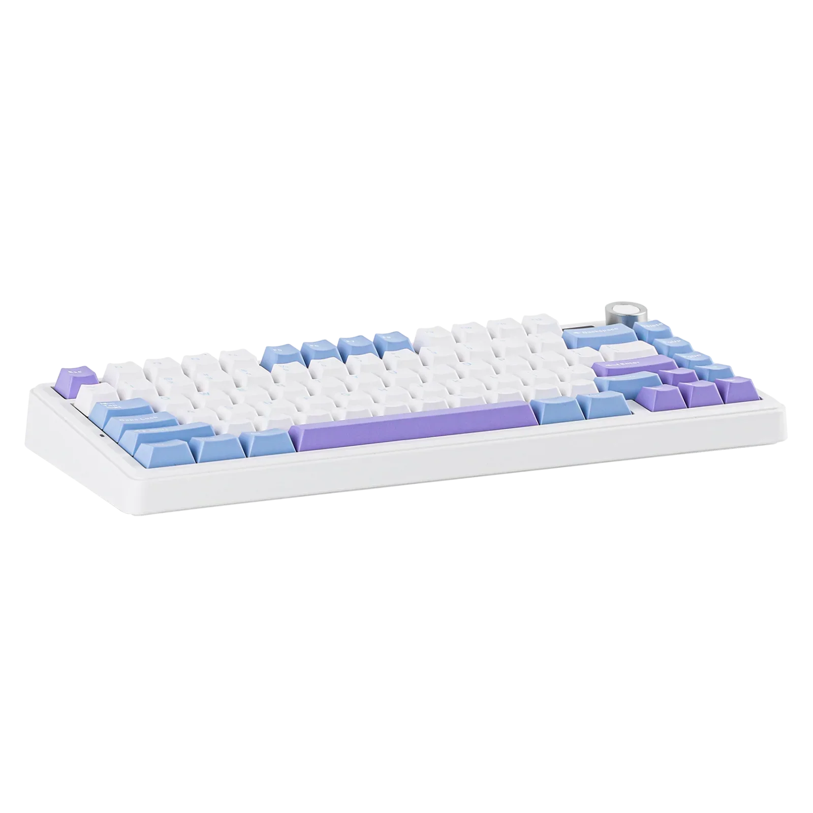 AULA - F75 MAX Mechanical Keyboard with TFT Screen - Klawiatura Mechaniczna - White + Blue - Image 6