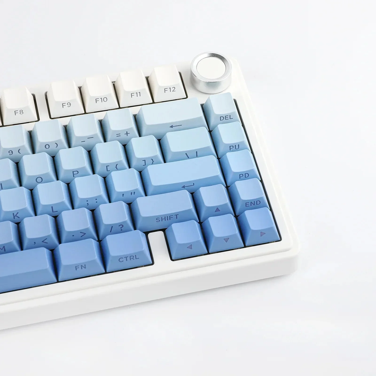AULA - F75 Wireless Mechanical Keyboard - Bezprzewodowa Klawiatura Mechaniczna - Gradient Blue Side-Engraved - Image 5