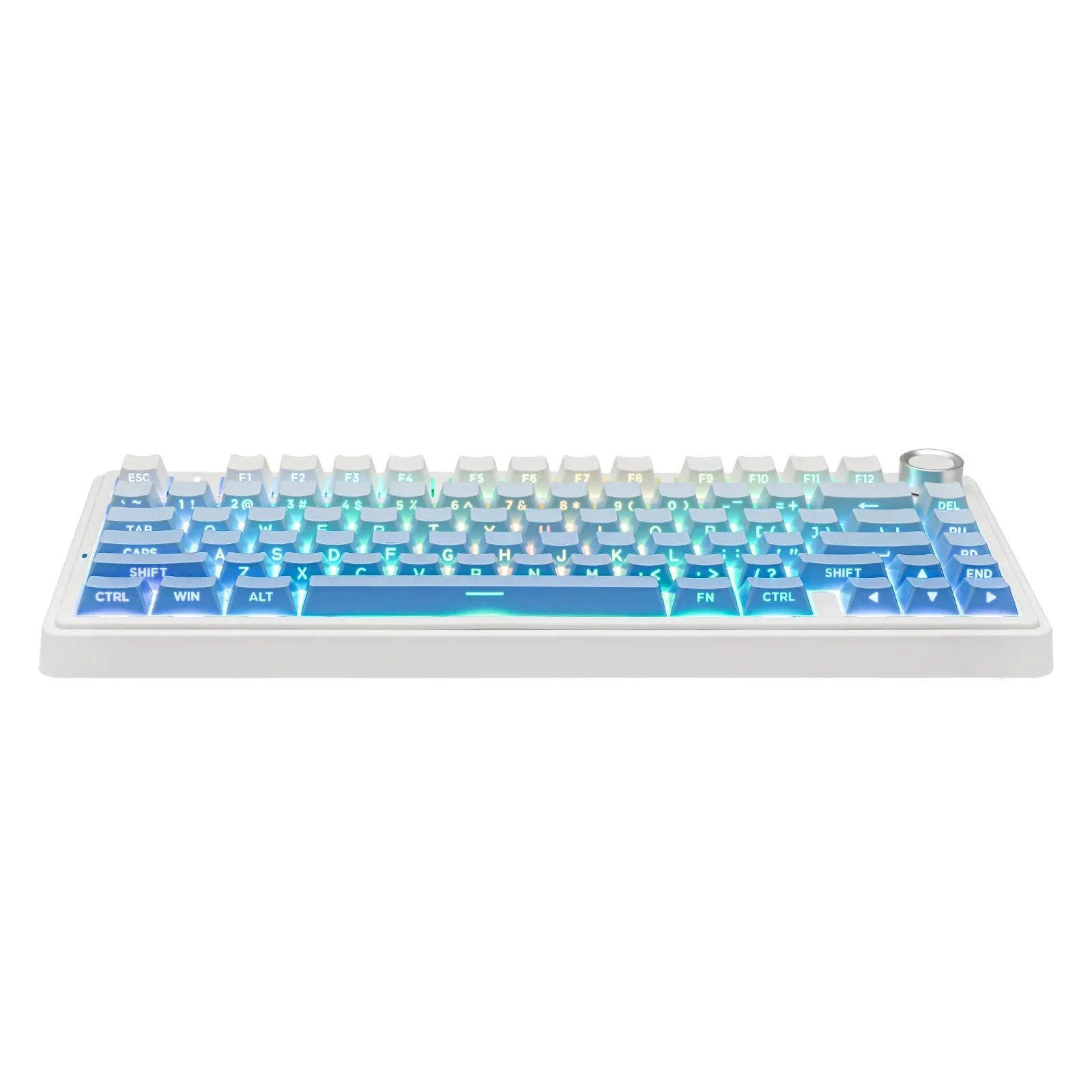 AULA - F75 Wireless Mechanical Keyboard - Bezprzewodowa Klawiatura Mechaniczna - Gradient Blue Side-Engraved - Image 6