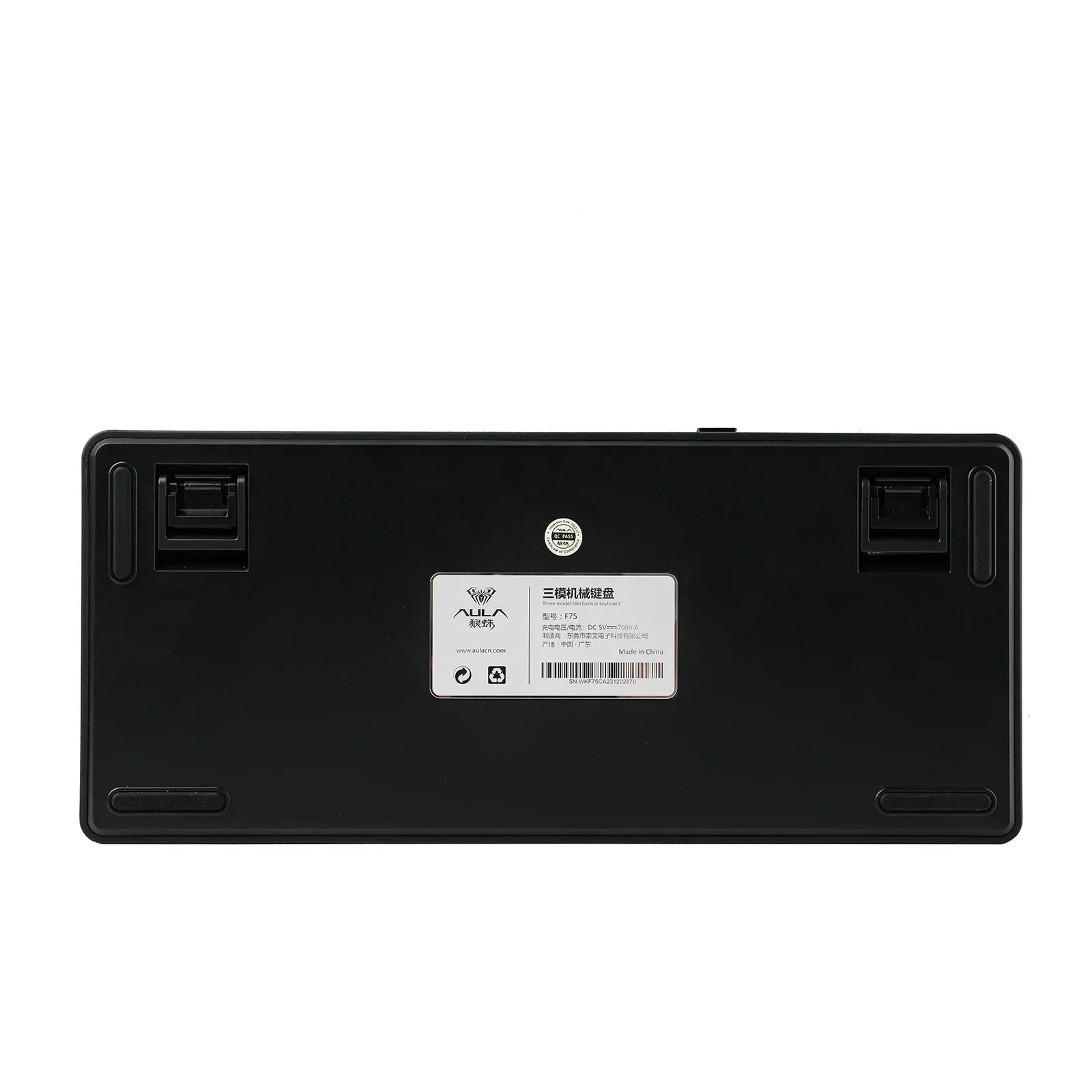 AULA - F75 Wireless Mechanical Keyboard - Bezprzewodowa Klawiatura Mechaniczna - Thunder Black - Image 13