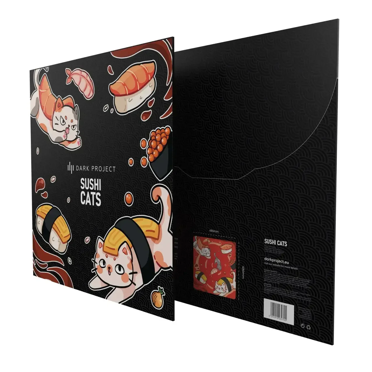 Dark Project - Sushi Cats Pro Mousepad L - Gamingowa Podkładka pod Myszkę - Image 7