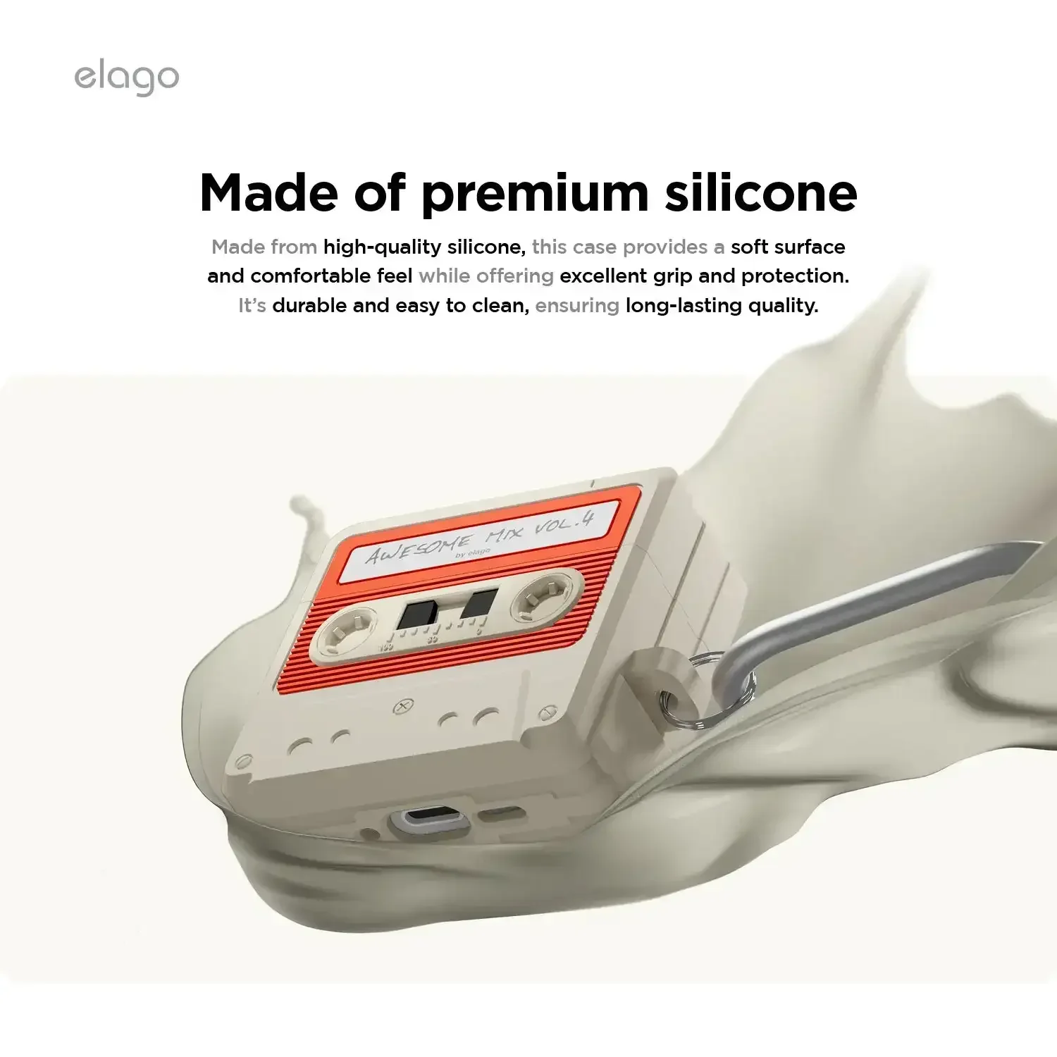 Elago - Cassette Tape Case for AirPods 4 - Etui Kaseta na AirPods 4 - Image 5