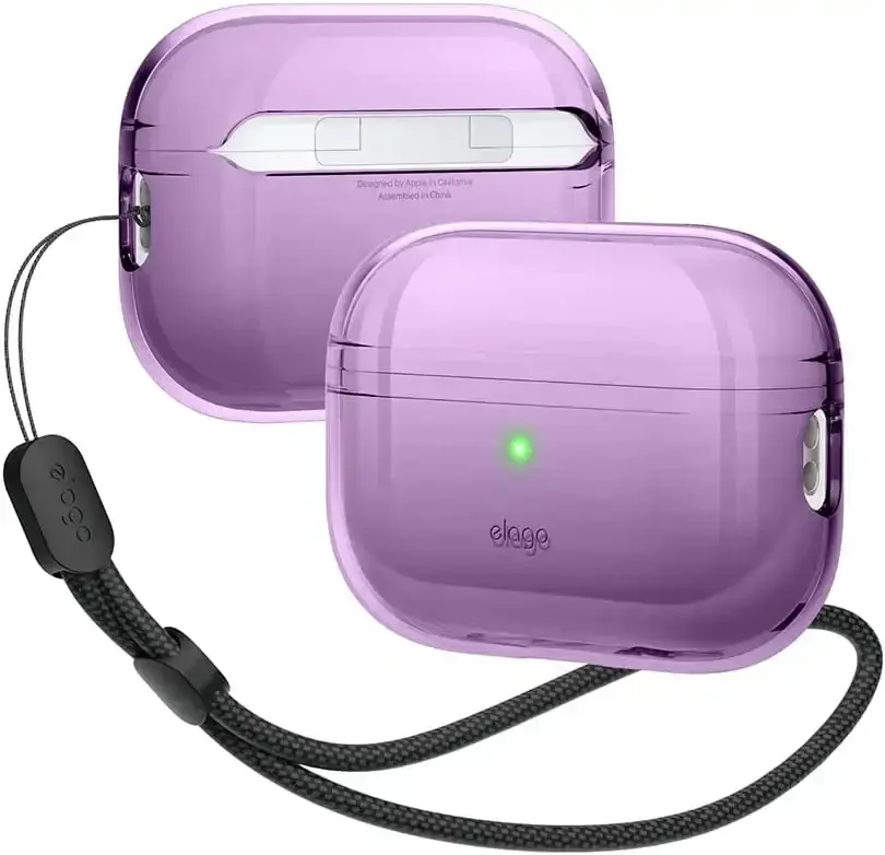 Elago - Clear Case with Nylon Lanyard for AirPods Pro 2 - Etui Przezroczyste na AirPods Pro 2 - Image 3