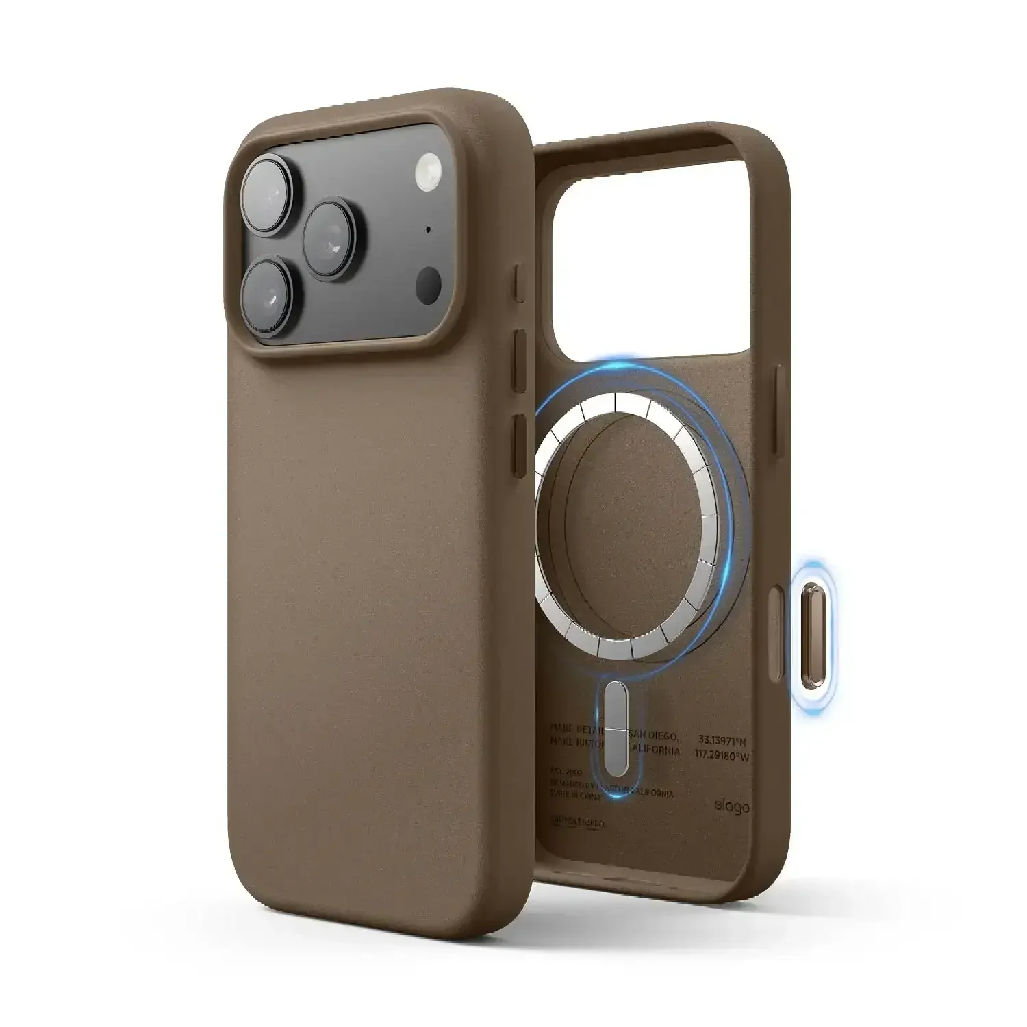 Elago - Magnetic Leather Case for iPhone 17 Pro / Pro Max - Skórzane Etui z MagSafe - Image 4