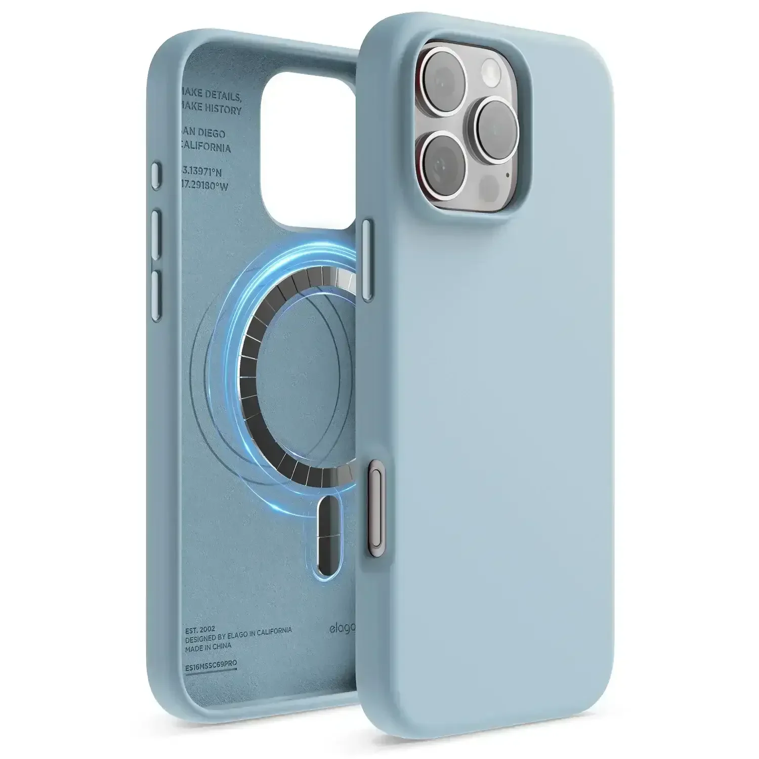 Elago - Magnetic Silicone Case for iPhone 16 / Plus / Pro / Pro Max  - Silikonowe Etui z MagSafe - Image 37