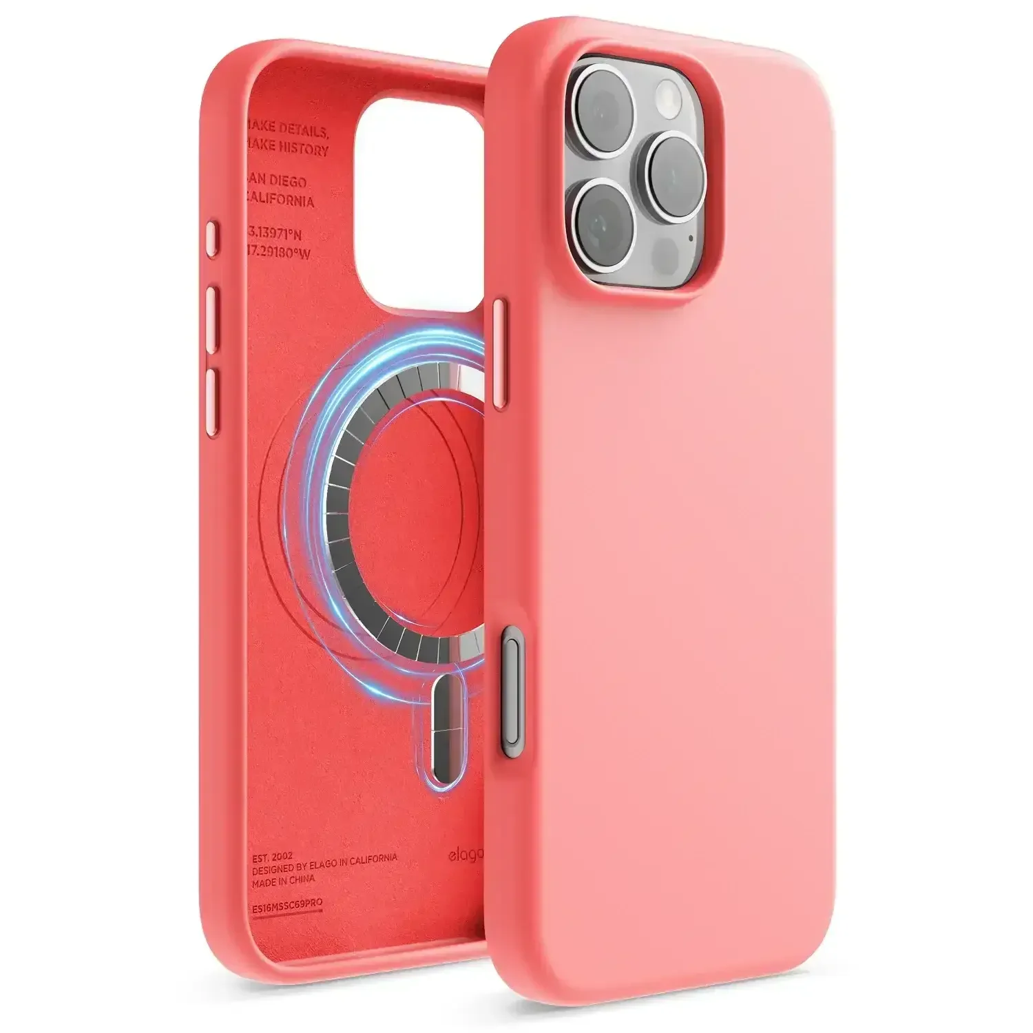 Elago - Magnetic Silicone Case for iPhone 16 / Plus / Pro / Pro Max  - Silikonowe Etui z MagSafe - Image 40