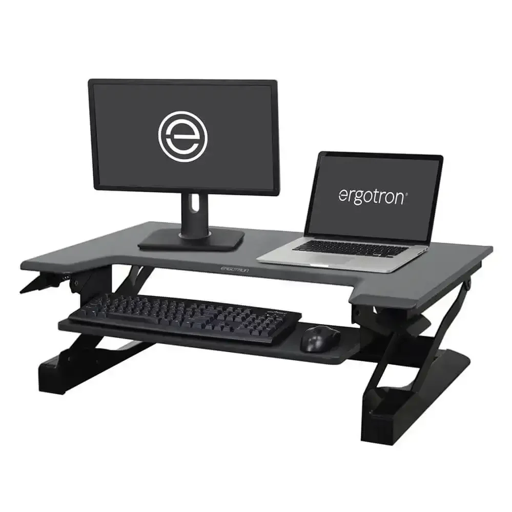 Ergotron - WorkFit-T - Sit-Stand Desktop Workstation - Średni Blat 30"