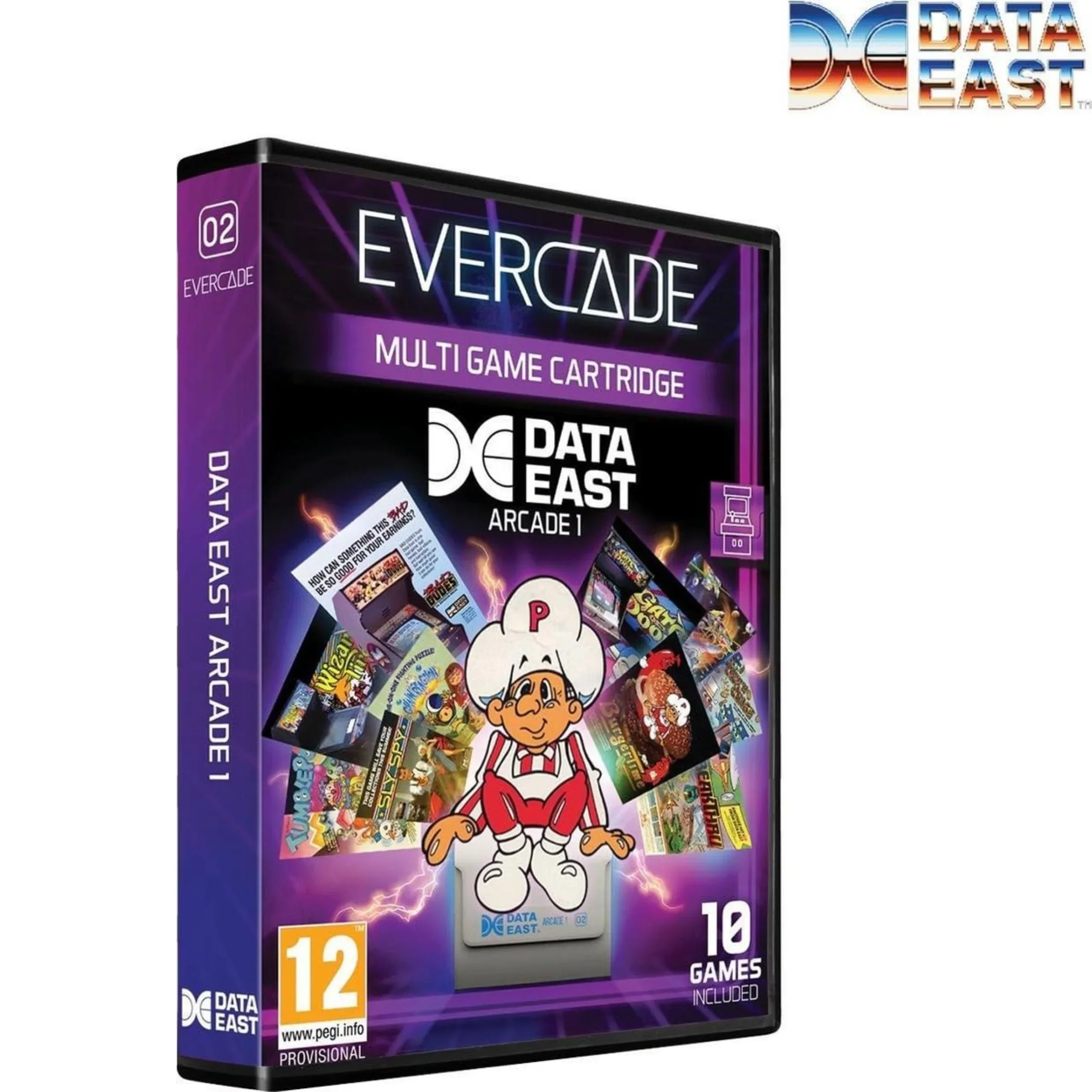 Evercade - Data East Arcade 1 - Zestaw Gier Retro - Image 4