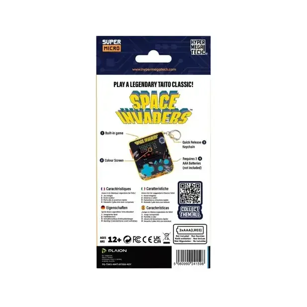Evercade - Super Micro - Space Invaders Retro Mini Console - Mini Konsola Retro Brelok - Image 3