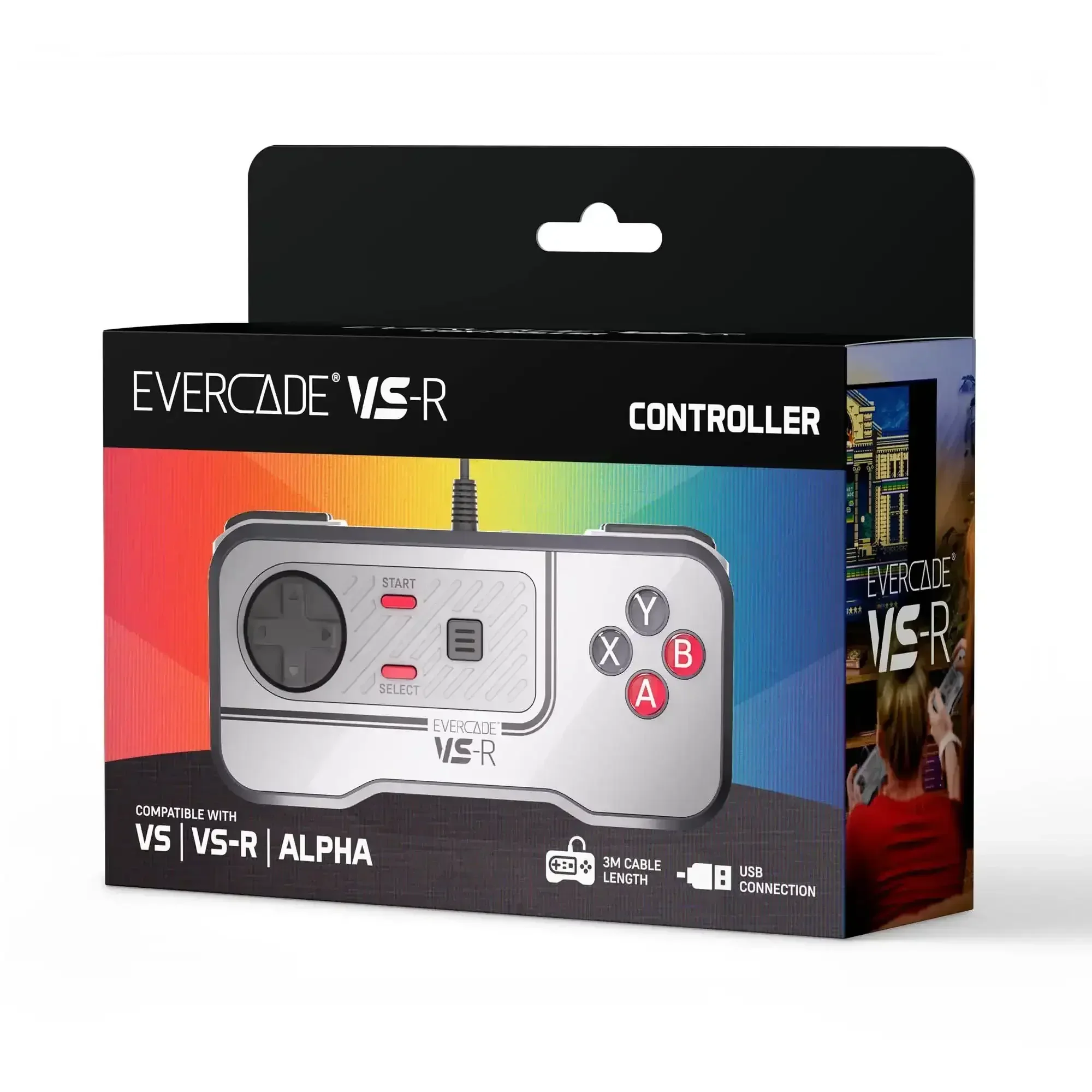 Evercade - VS-R Wired Retro Controller - Kontroler Przewodowy Retro - Image 4