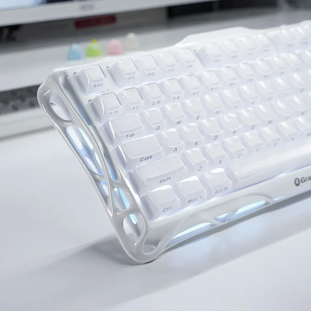 GravaStar - Mercury K1 Opaline White - Wireless Mechanical Keyboard Special Edition - Klawiatura Mechaniczna - Image 2