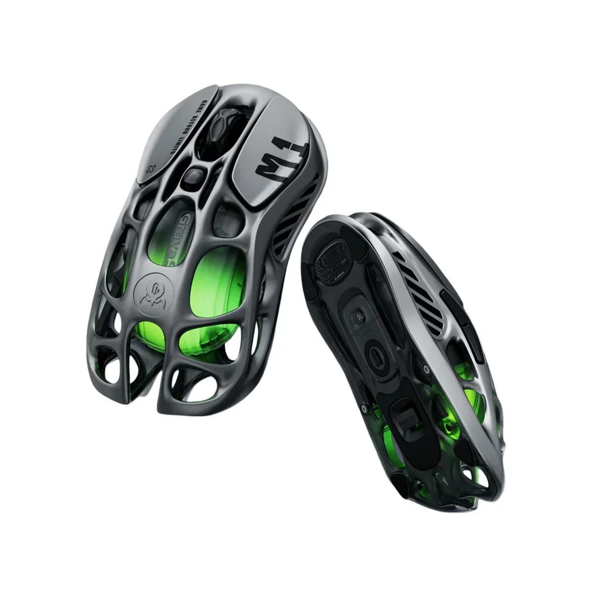 GravaStar - Mercury M1 Pro Gunmetal Gray - Wireless Gaming Mouse - Bezprzewodowa Myszka Gamingowa - Image 3