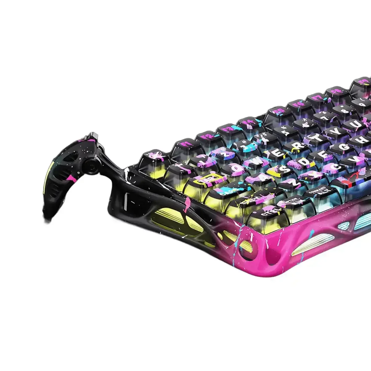GravaStar - Mercury V75 Pro Neon Graffiti Wired Magnetic Keyboard - Przewodowa Klawiatura Magnetyczna - Image 5