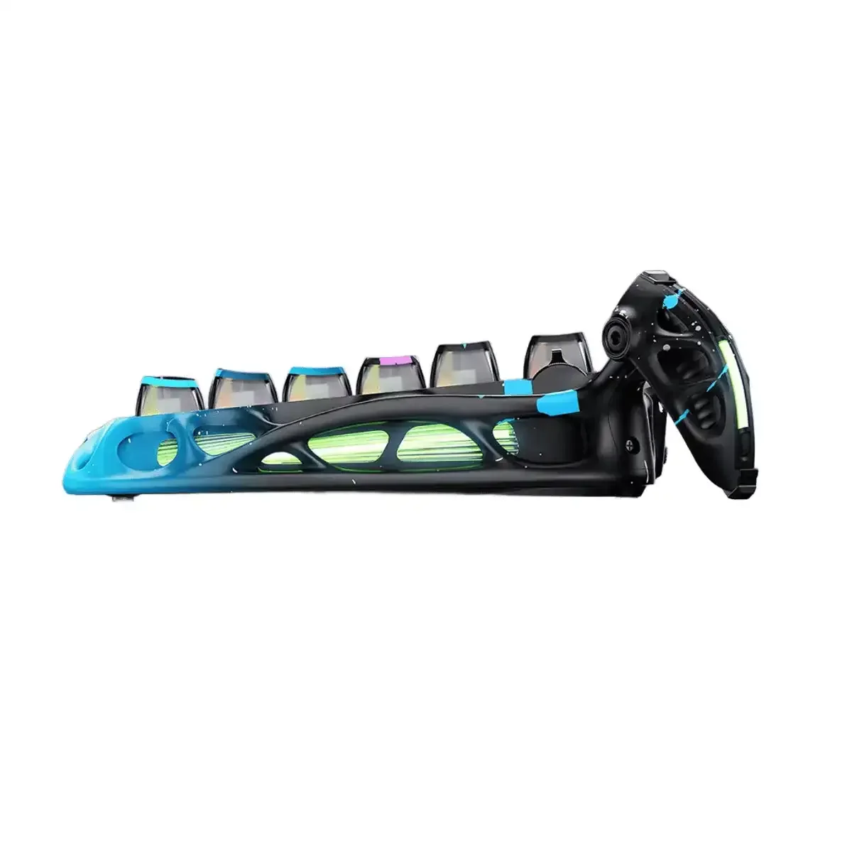GravaStar - Mercury V75 Pro Neon Graffiti Wired Magnetic Keyboard - Przewodowa Klawiatura Magnetyczna - Image 7