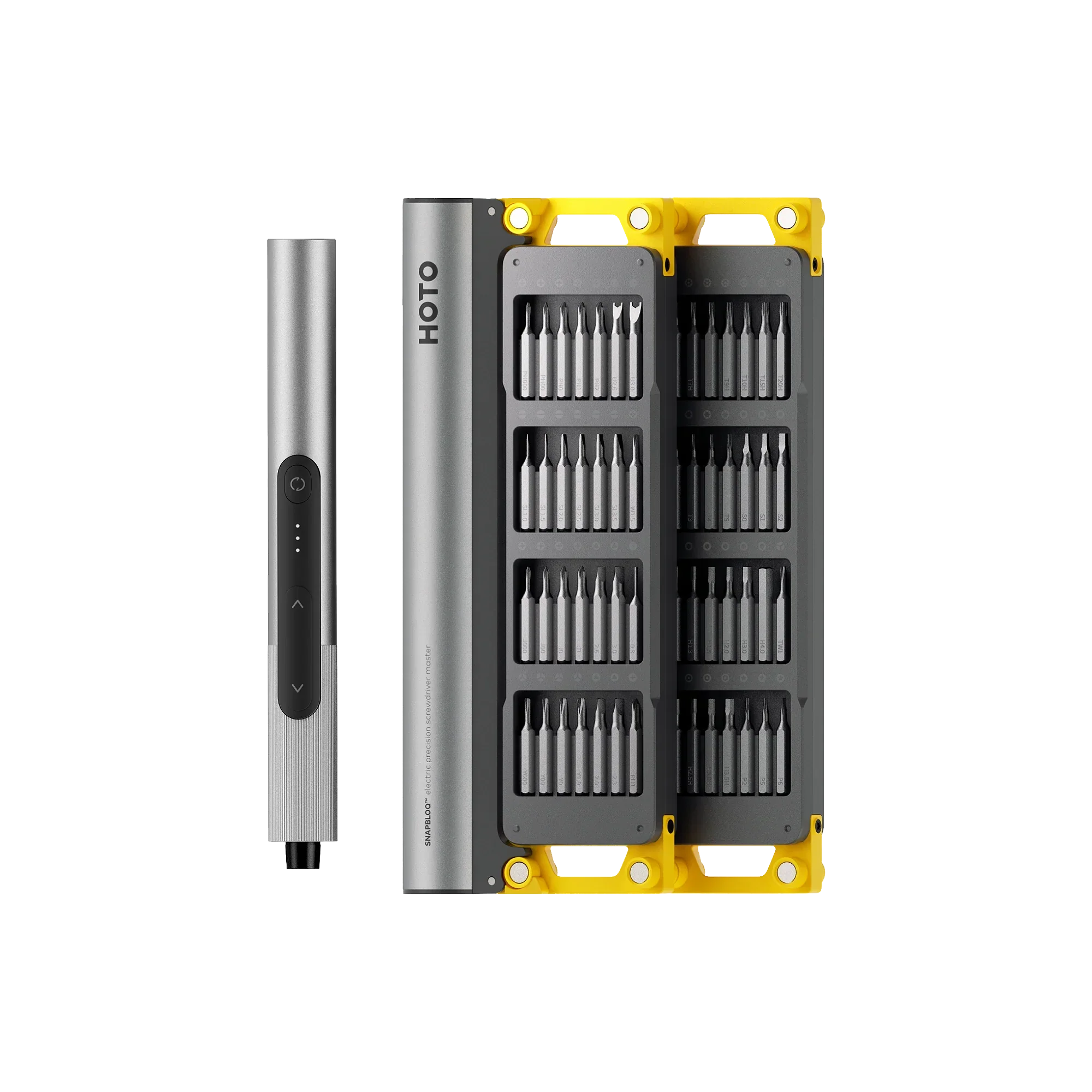 Hoto - SNAPBLOQ™ S-A01 - Electric Precision Screwdriver Master Set (56-Piece) - Elektryczny Wkrętak Precyzyjny z Zestawem Bitów