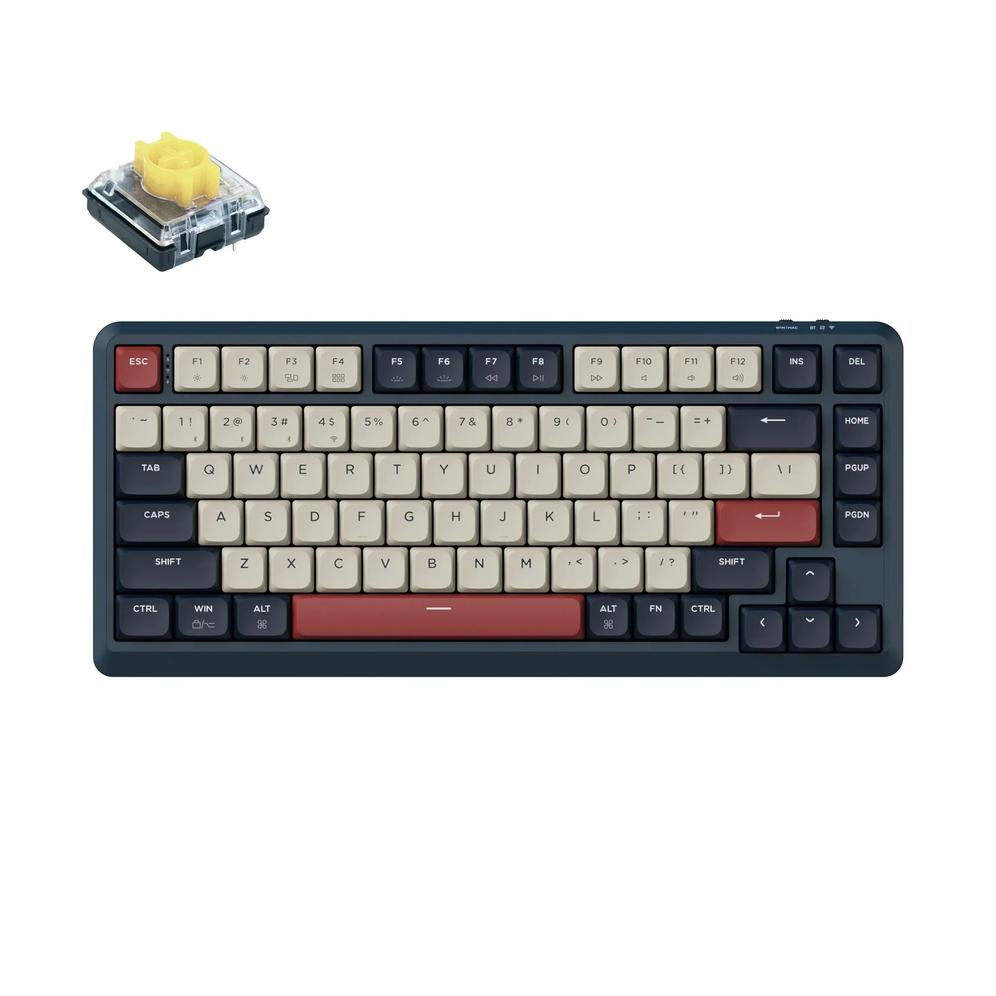 Keychron - J1 QMK Wireless Mechanical Keyboard - Klawiatura Mechaniczna - Image 9