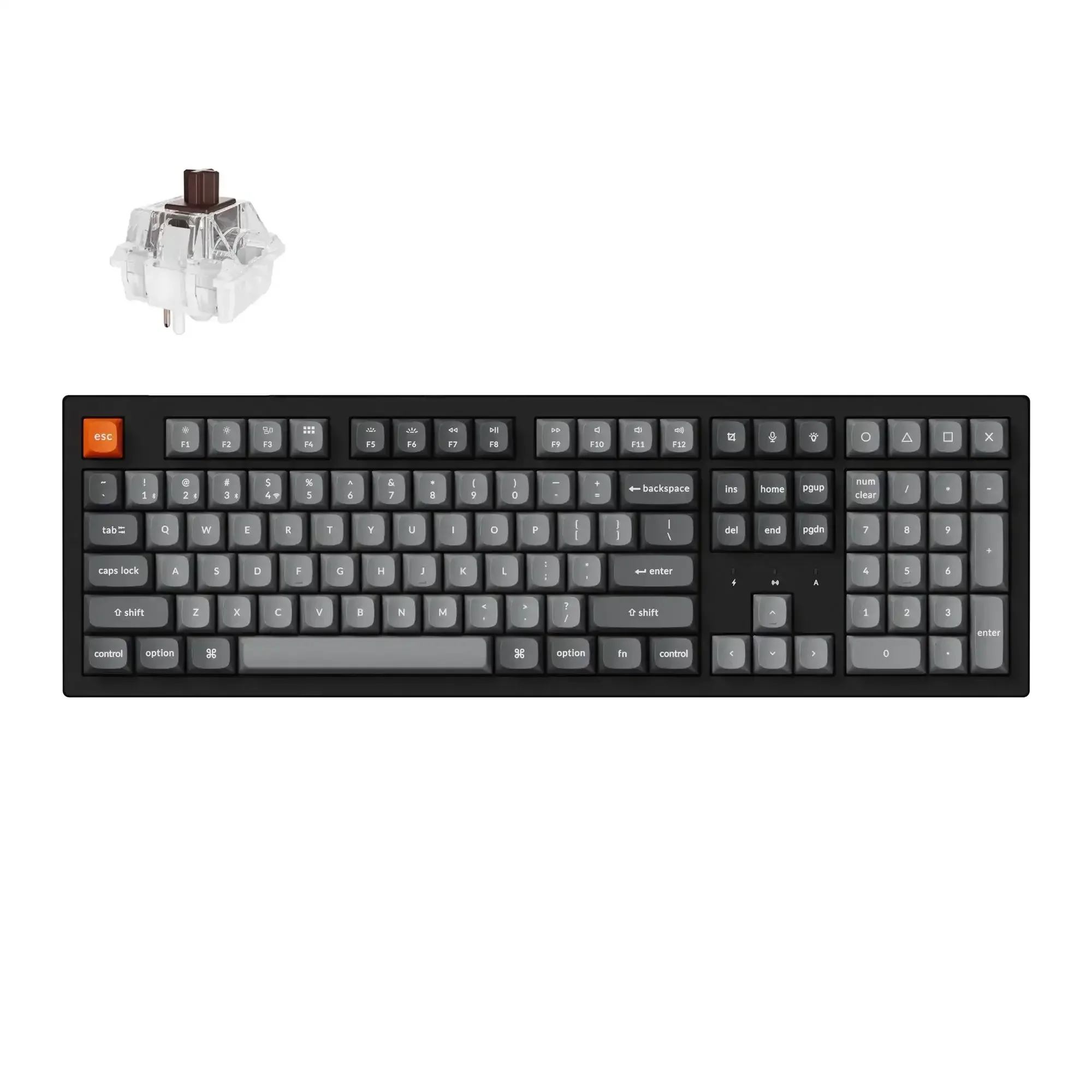 Keychron - K10 Max QMK Wireless Mechanical Keyboard - Klawiatura Mechaniczna - Image 3