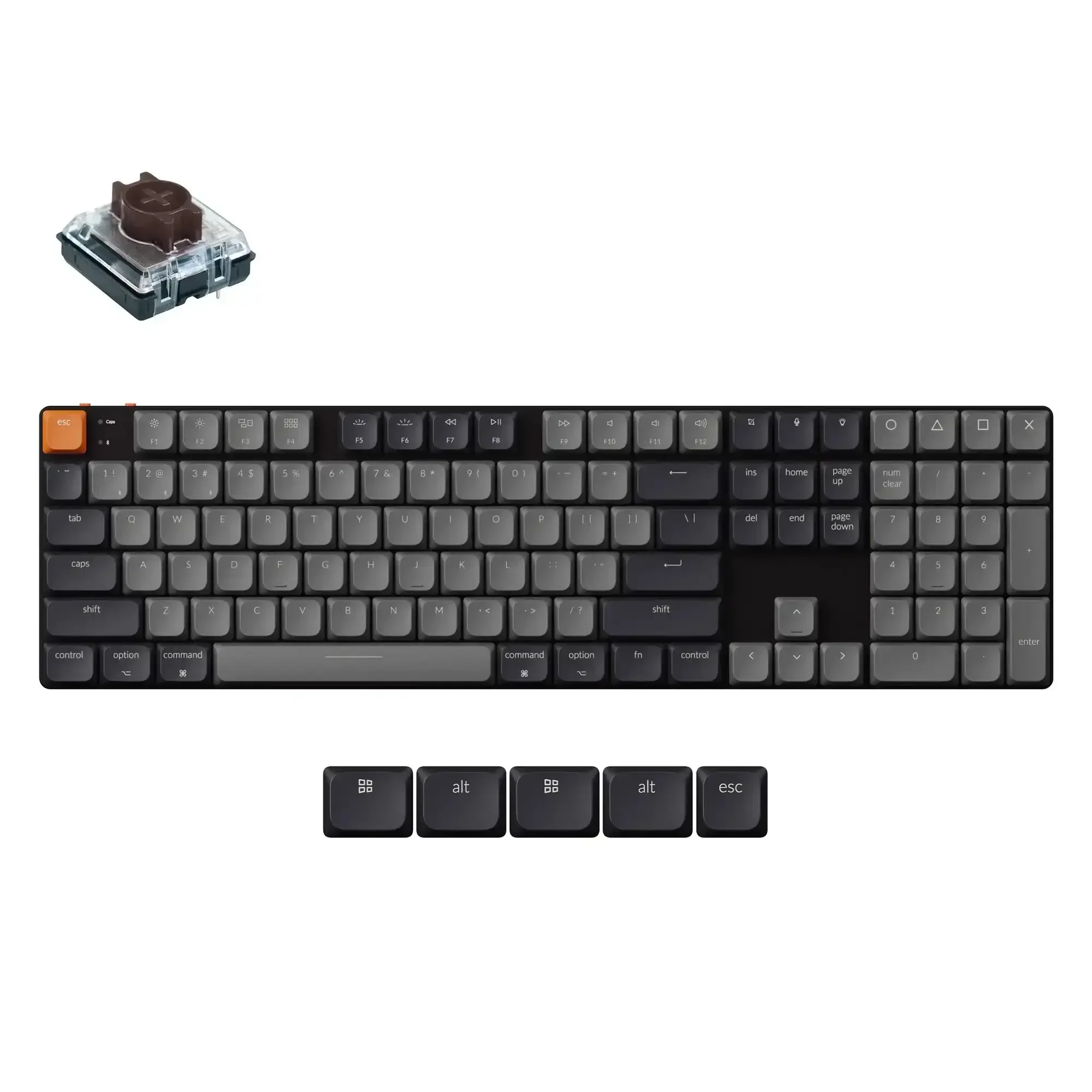 Keychron - K5 QMK Wireless Mechanical Keyboard (Version 2) - Bezprzewodowa Klawiatura Mechaniczna - Image 5