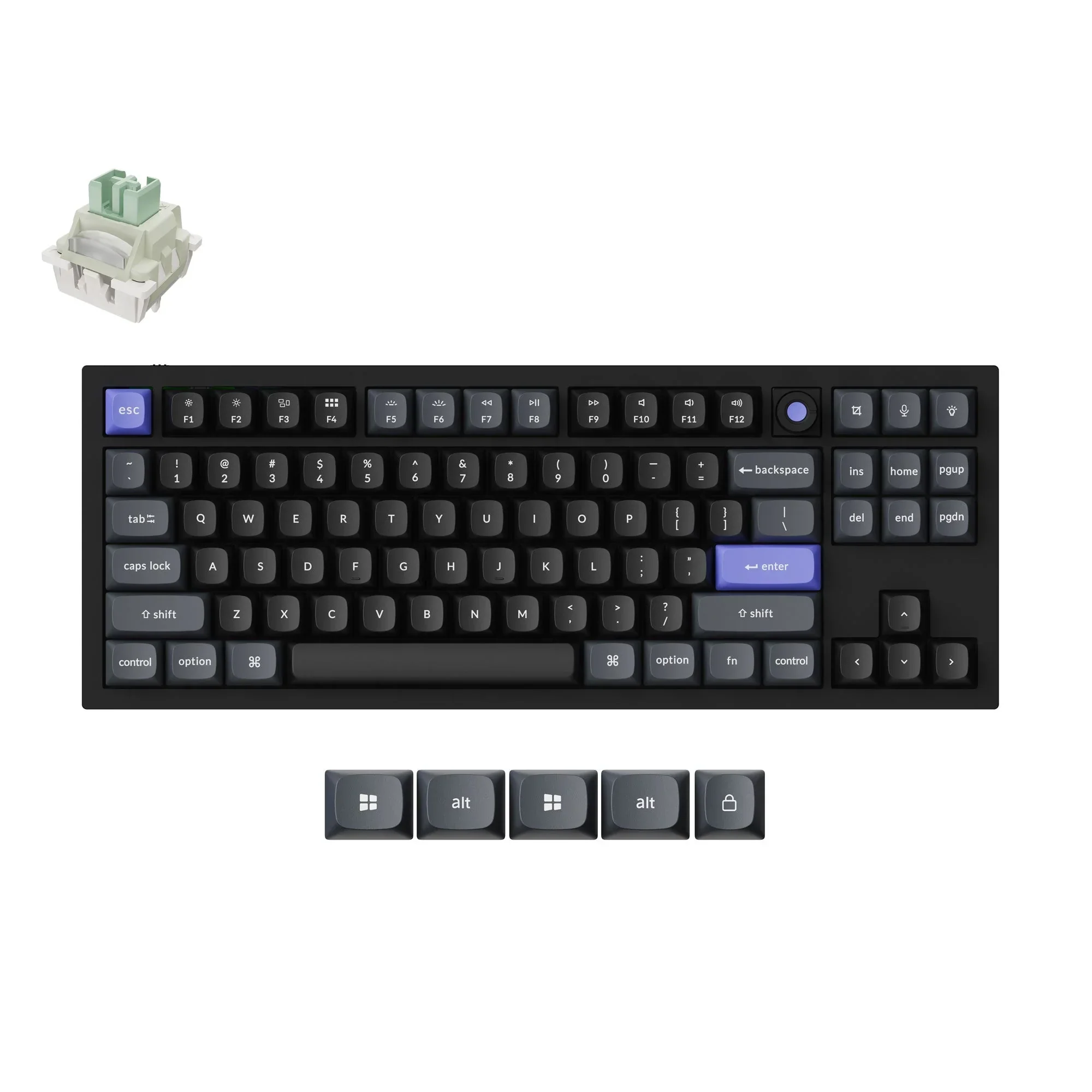 Keychron - Q3 HE 8K Magnetic Switch Keyboard - Przewodowa Klawiatura Magnetyczna