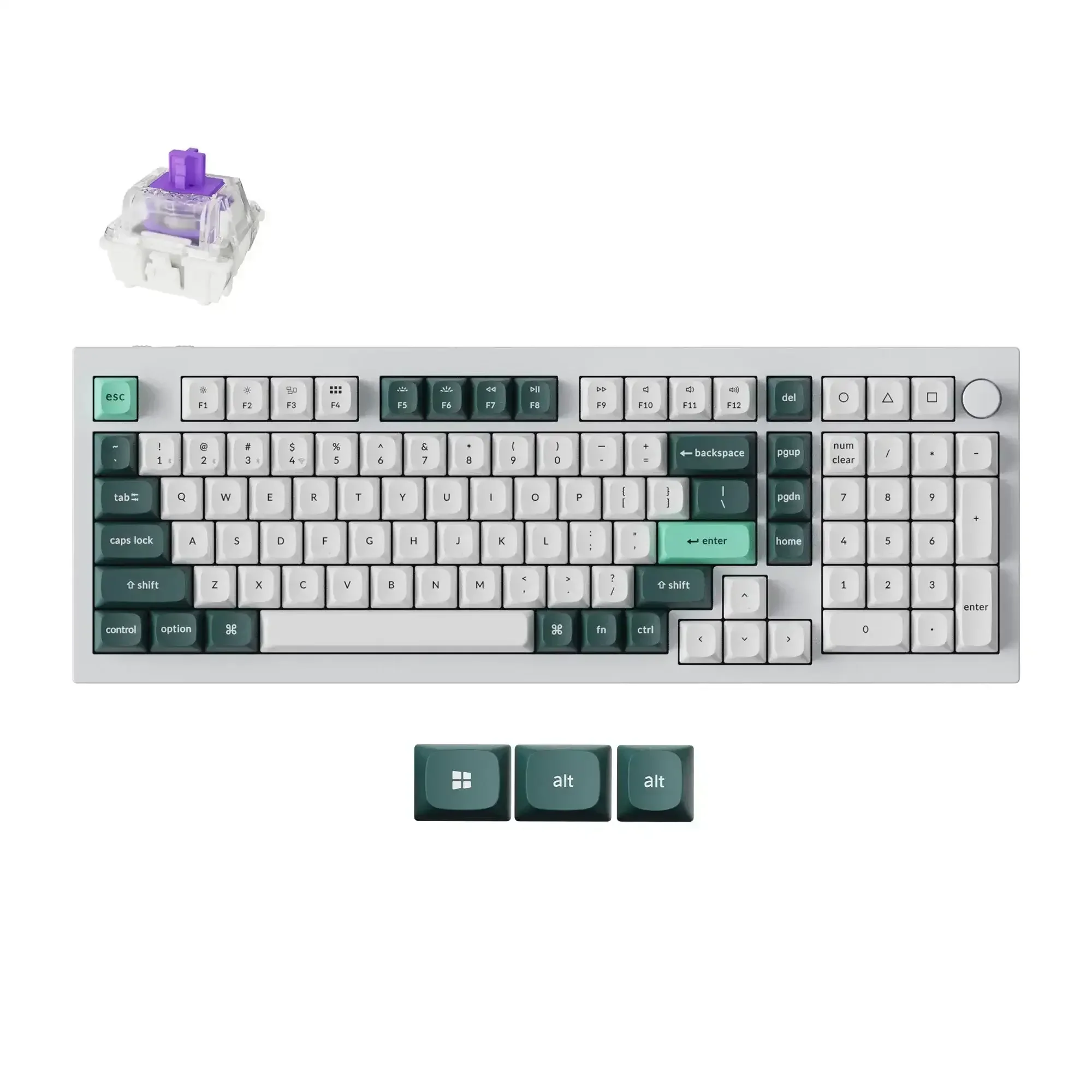 Keychron - Q5 HE QMK Wireless Custom Keyboard - Image 2