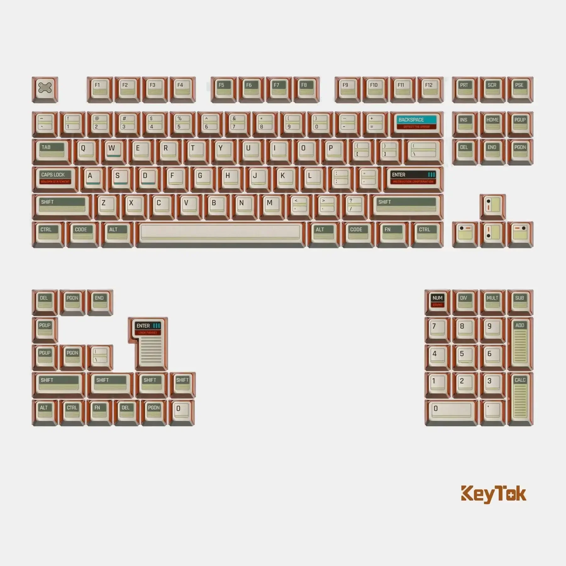 KeyTok - Ctrl Dye-Sub KOL Keycaps - Image 2