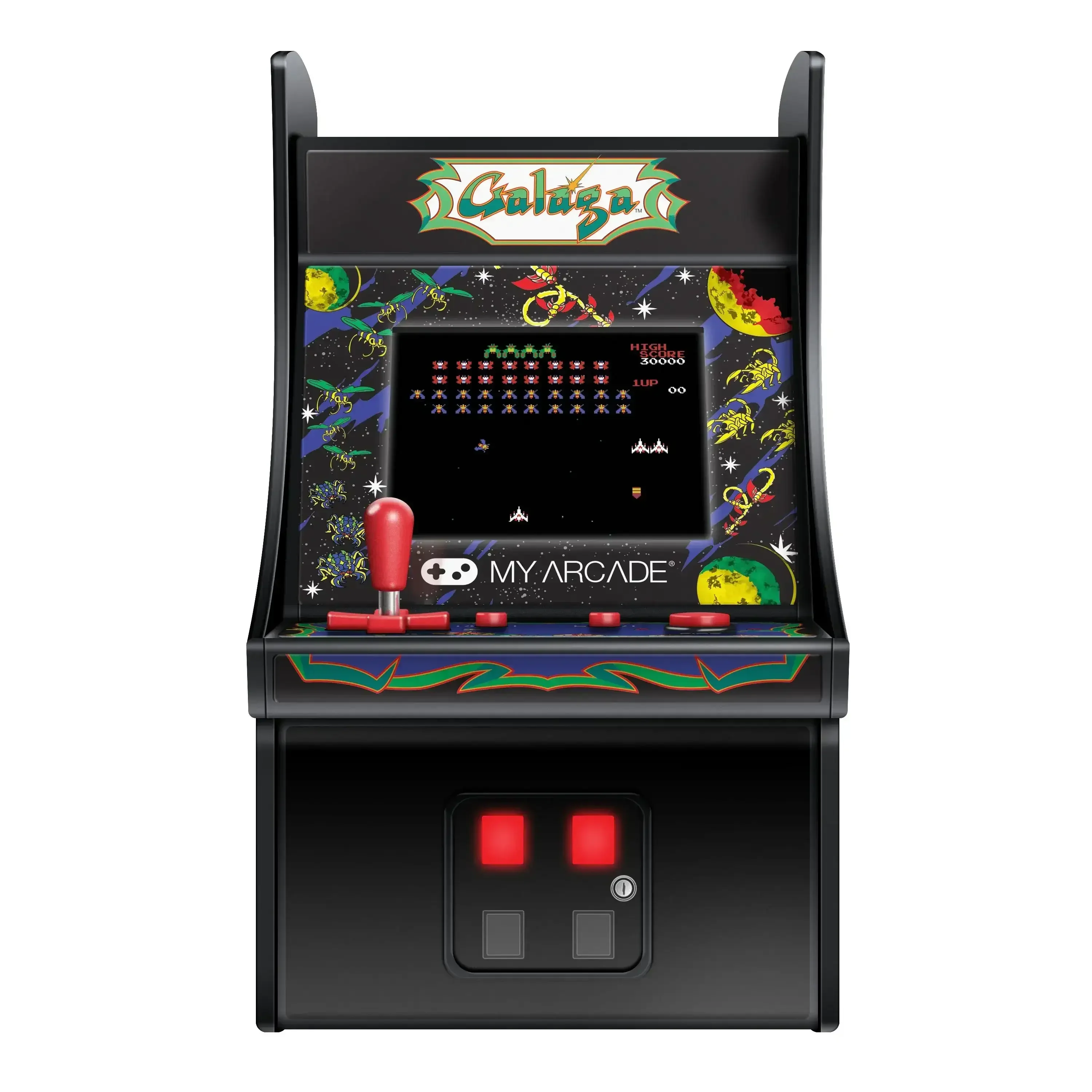 My Arcade - Galaga Micro Player DGUNL-3222 - Kolekcjonerska Konsola do Gier Retro - Image 4