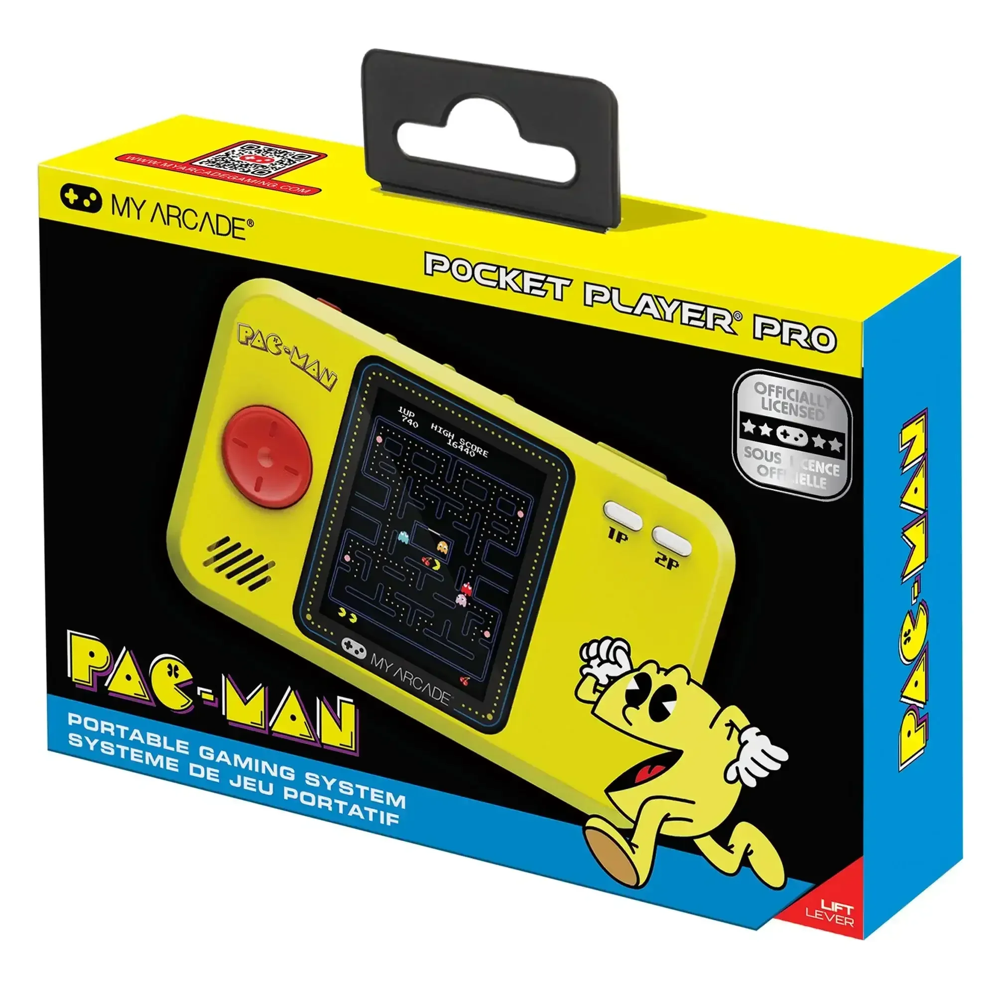 My Arcade - PAC-MAN Pocket Player Pro DGUNL-4198 - Kolekcjonerska Konsola do Gier Retro - Image 2