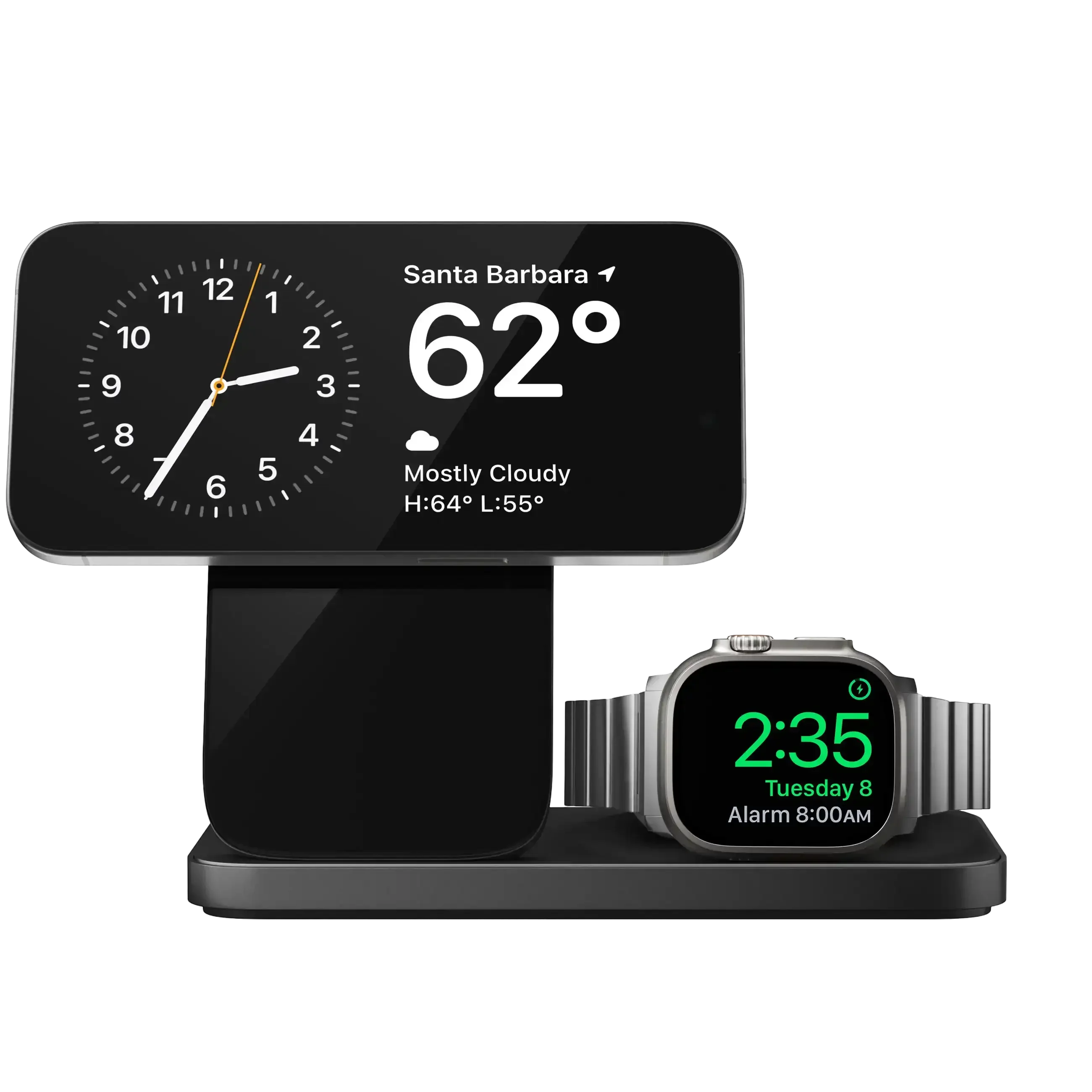 Nomad – Stand One Max 4th Gen 3-in-1 MagSafe Charger - Ładowarka do iPhona, Apple Watch i AirPods - Image 2