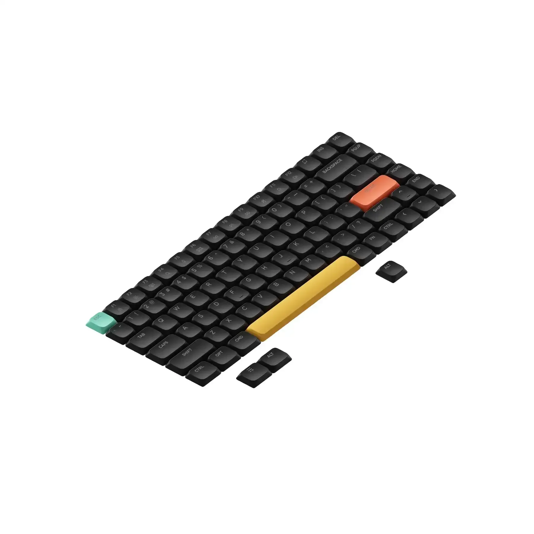Nuphy - nSA Shine-through ABS Keycaps - Nasadki do klawiatury niskoprofilowej - Image 4