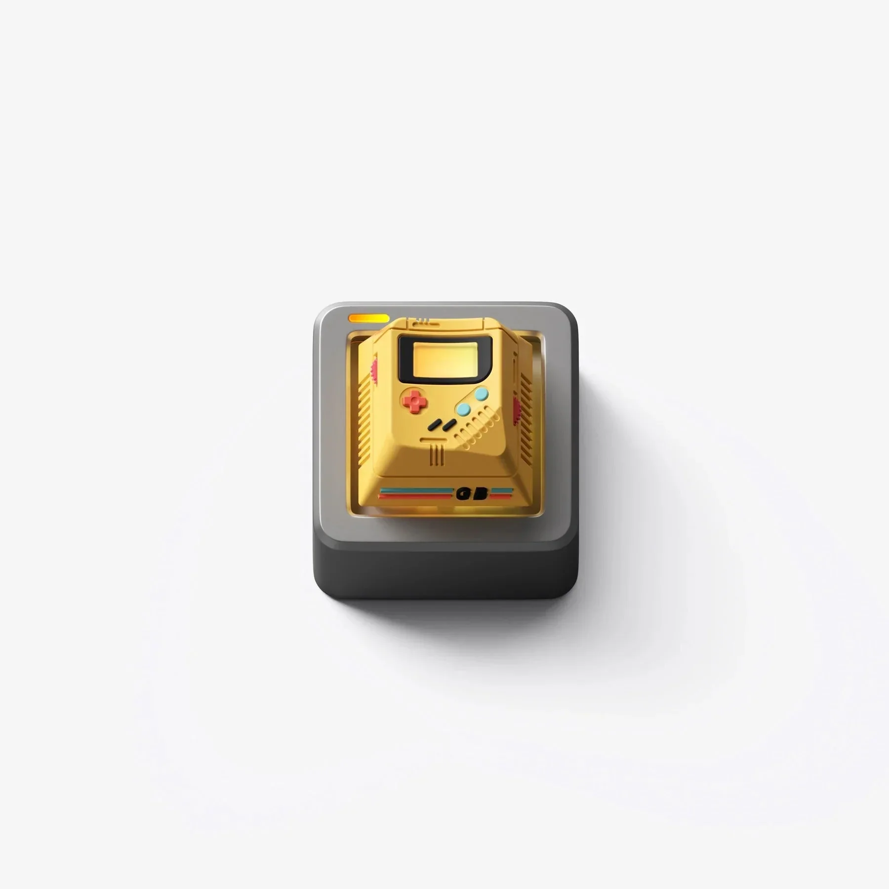 NuPhy x ZMKC - Game Boy Cherry Profile Resin Keycaps - Rzemieślniczy Keycap z Żywicy - Image 6