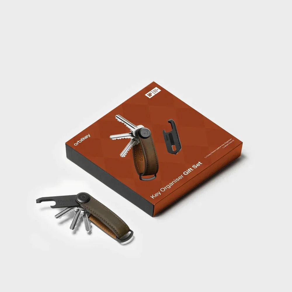 Orbitkey - Key Organizer Crazy Horse + Multi-Tool v2 Set - Zestaw Organizer do Kluczy + Multitool - Image 10