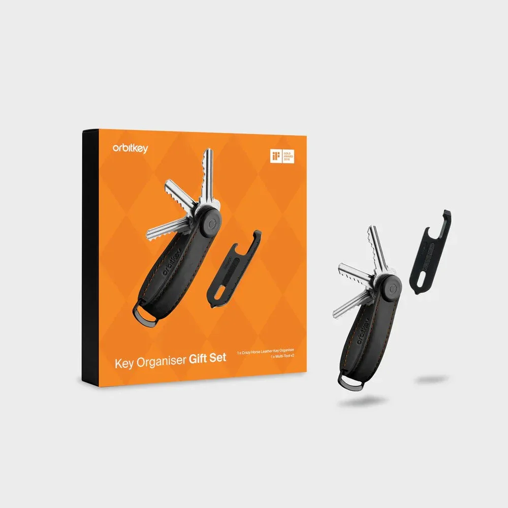 Orbitkey - Key Organizer Crazy Horse + Multi-Tool v2 Set - Zestaw Organizer do Kluczy + Multitool - Image 3