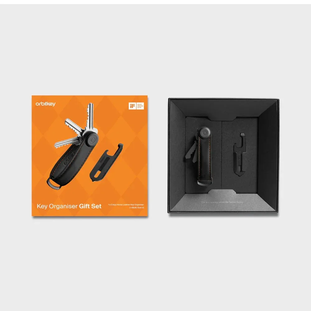 Orbitkey - Key Organizer Crazy Horse + Multi-Tool v2 Set - Zestaw Organizer do Kluczy + Multitool - Image 6