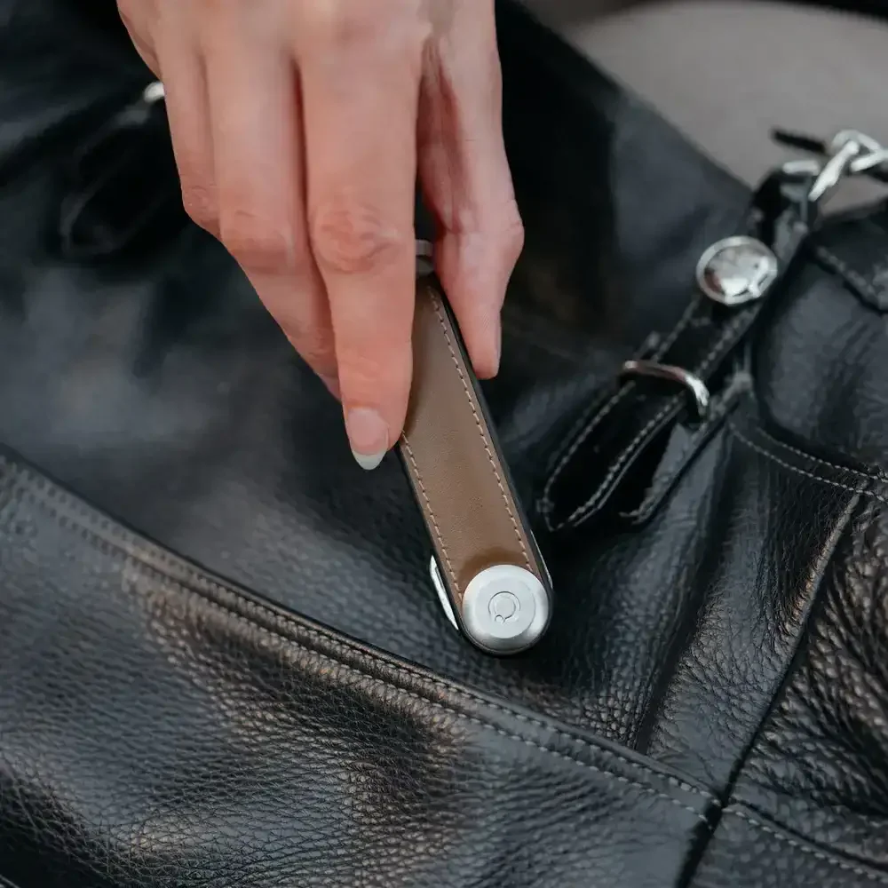 Orbitkey - Key Organizer Hybrid Leather - Skórzany Organizer do Kluczy - Image 5