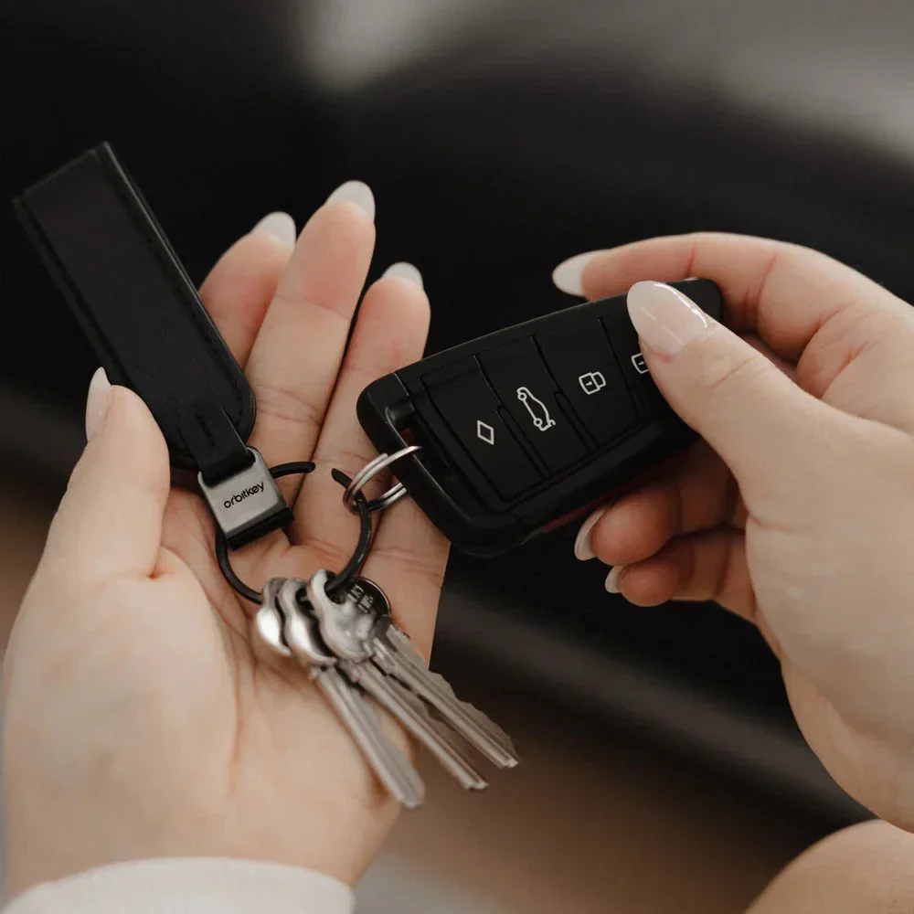 Orbitkey - Leather Loop Keychain - Skórzany Brelok Na Klucze - Image 18