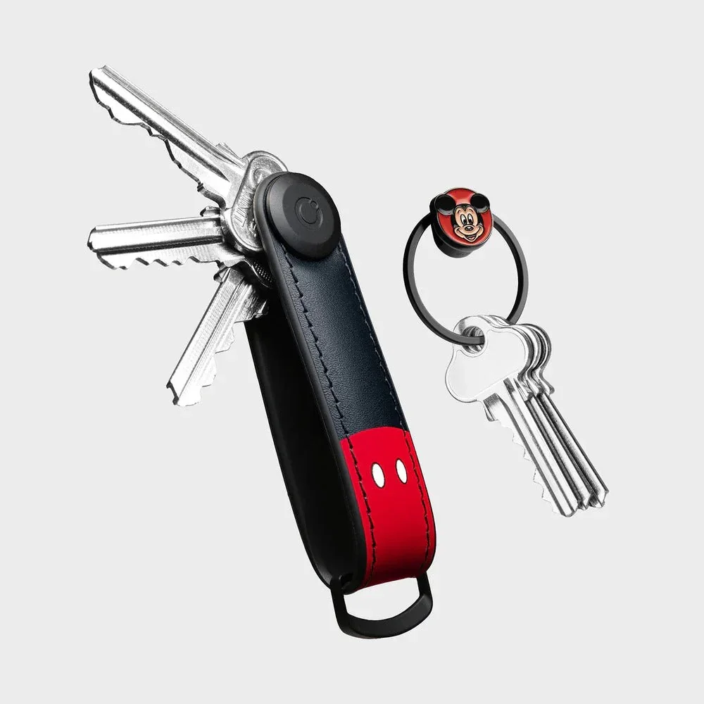 Orbitkey X Disney - Mickey Mouse Hybrid Leather Key Organiser + Ring v2 Kit - Mickey Mouse Hybrydowy Skórzany Organizer Na Klucze + Zestaw Z Pierścieniem v2 Kit - Image 2