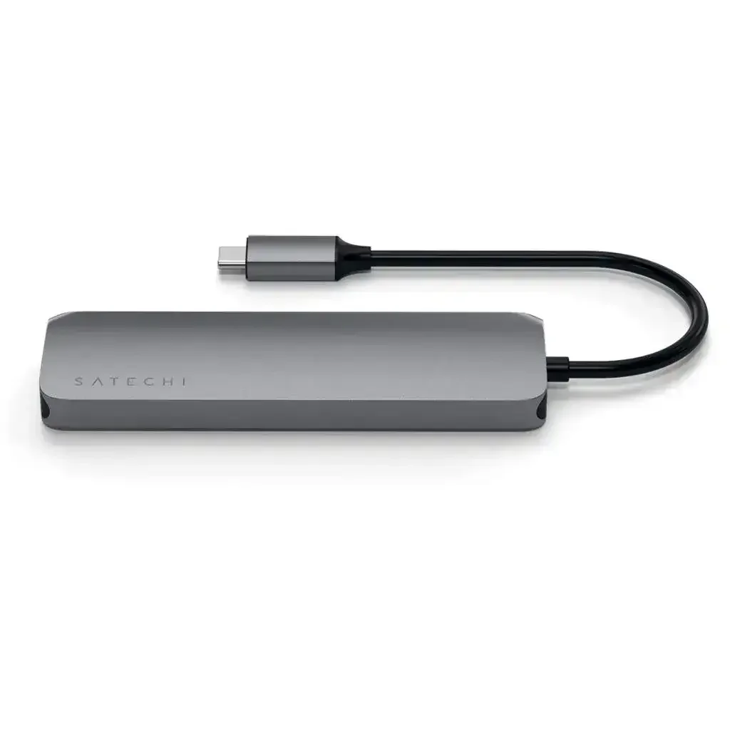 Satechi - USB-C Multiport Pro Adapter with Multiple Connectivity and 4K HDMI - Hub USB-C z HDMI - Image 3