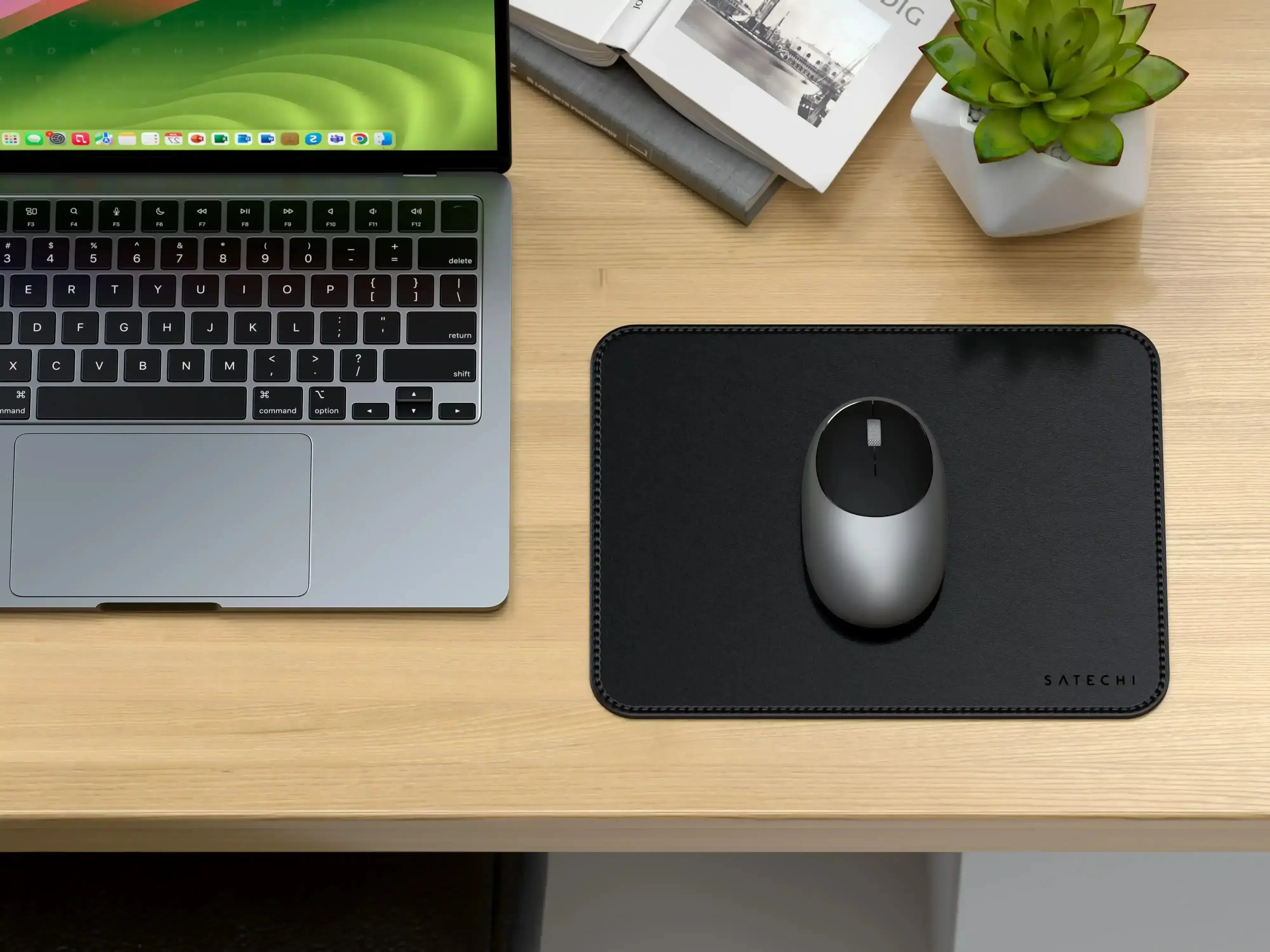 Satechi - Vegan-Leather Premium Mouse Pad - Podkładka Pod Myszkę ze Skóry Wegańskiej - Image 6