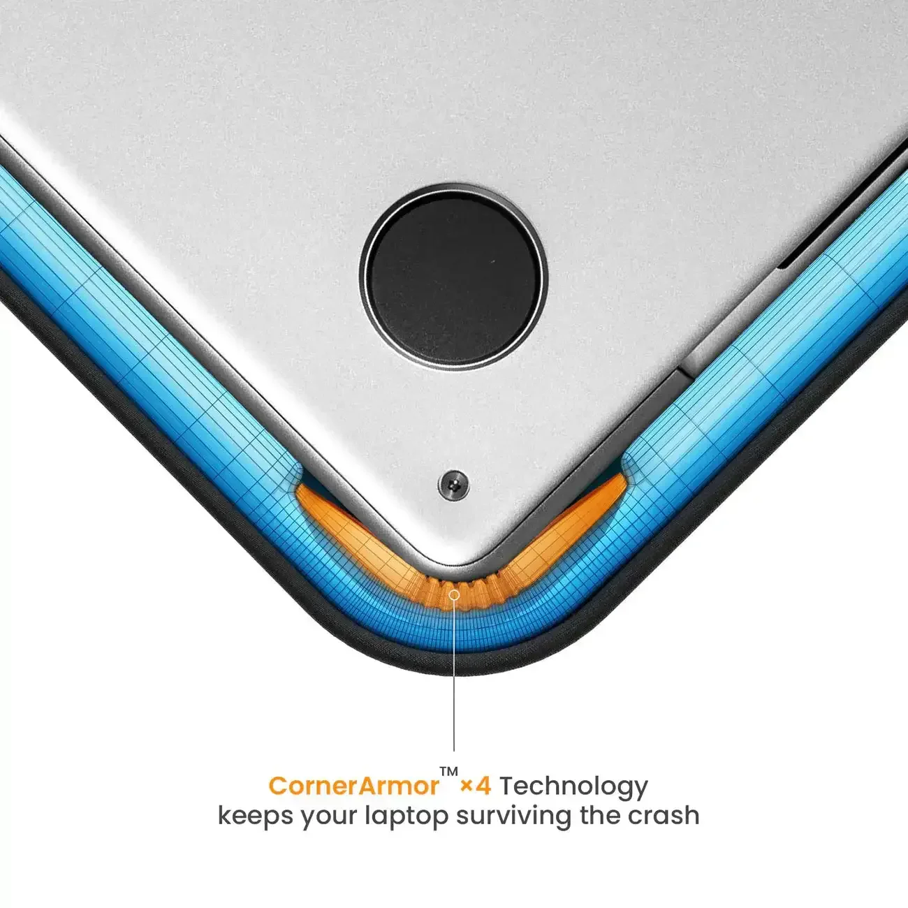 Tomtoc - Defender-A13 Laptop Sleeve for 15 inch MacBook Air - Pokrowiec na Macbooka - Image 12