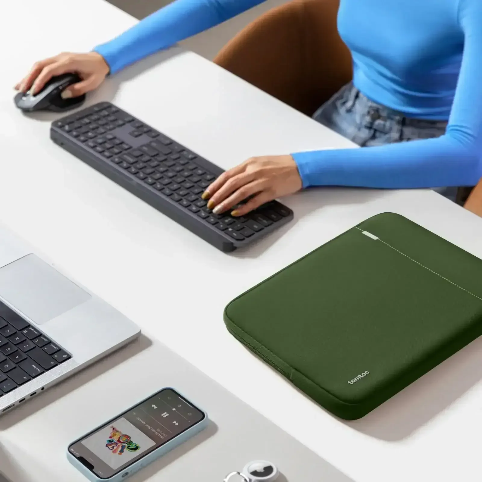 Tomtoc - Defender-A13 Laptop Sleeve for 16 inch MacBook Pro - Pokrowiec na Macbooka - Image 14